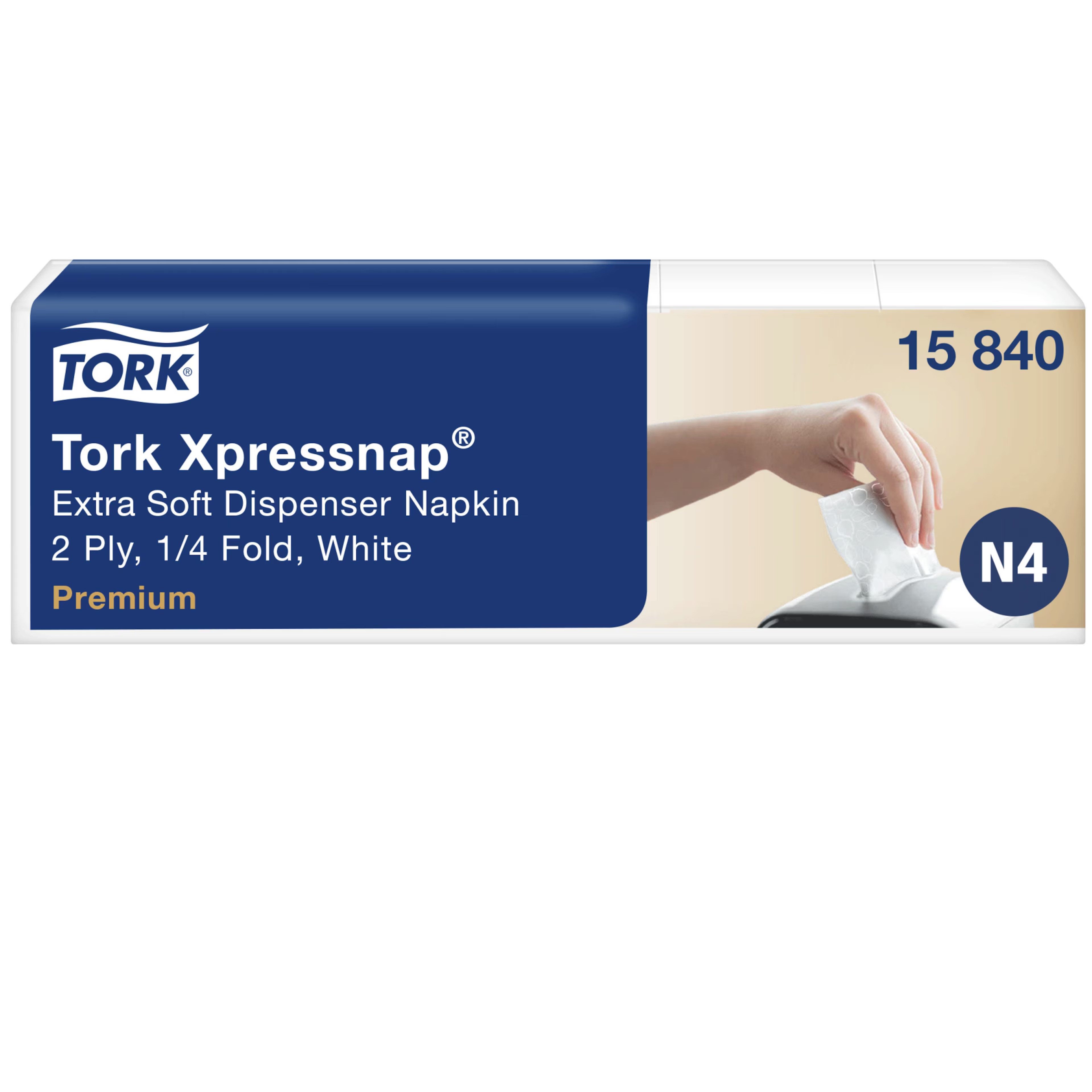 TORK Papierserviette TORK Servietten Xpressnap® Extra Soft hochweiß