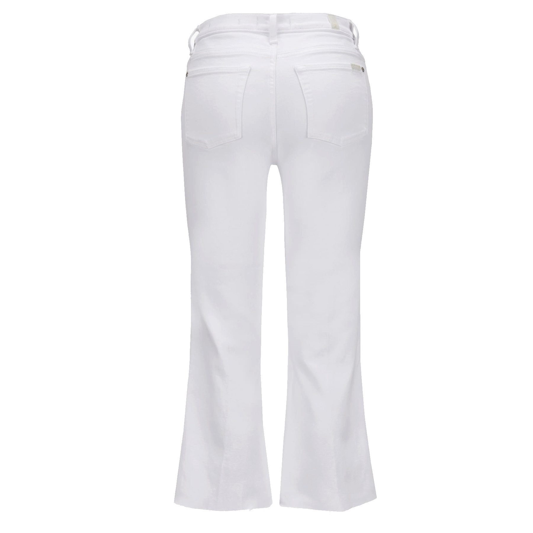 SEVEN FOR ALL MANKIND 5-Pocket-Jeans SEVEN FOR ALL MANKIND Jeans CROPPED DOJO SOLEIL Mid Waist - Weiß