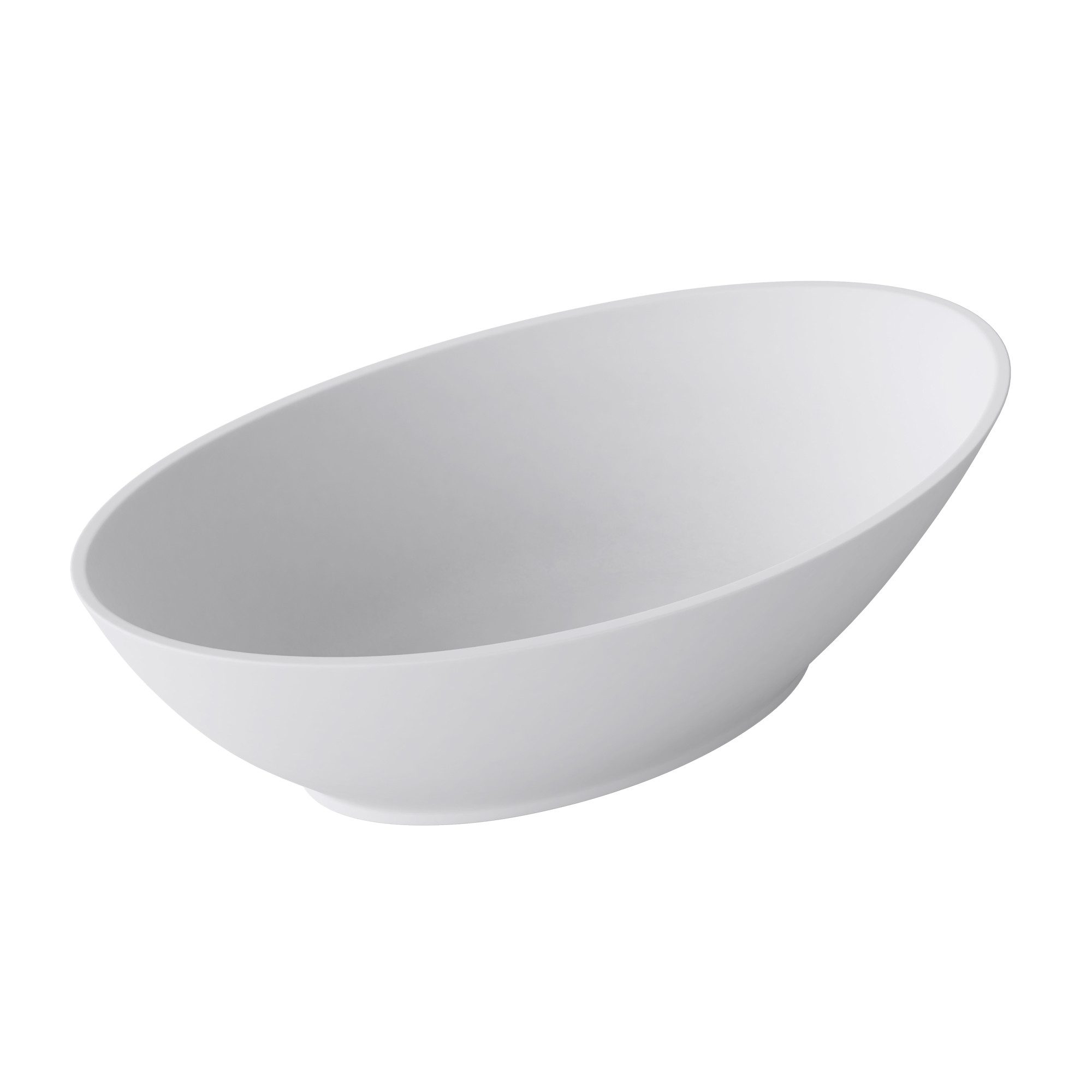 doporro Waschbecken Mineralguss Waschtisch Aufsatzwaschbecken rund günstig online kaufen