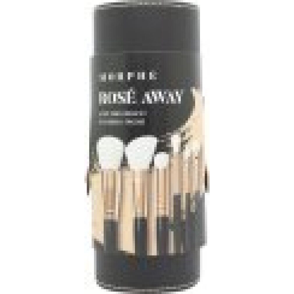 MORPHEUS LABS Make-up Set Rose Away Makeup Brush Set - 6 Pieces + Storage Tub