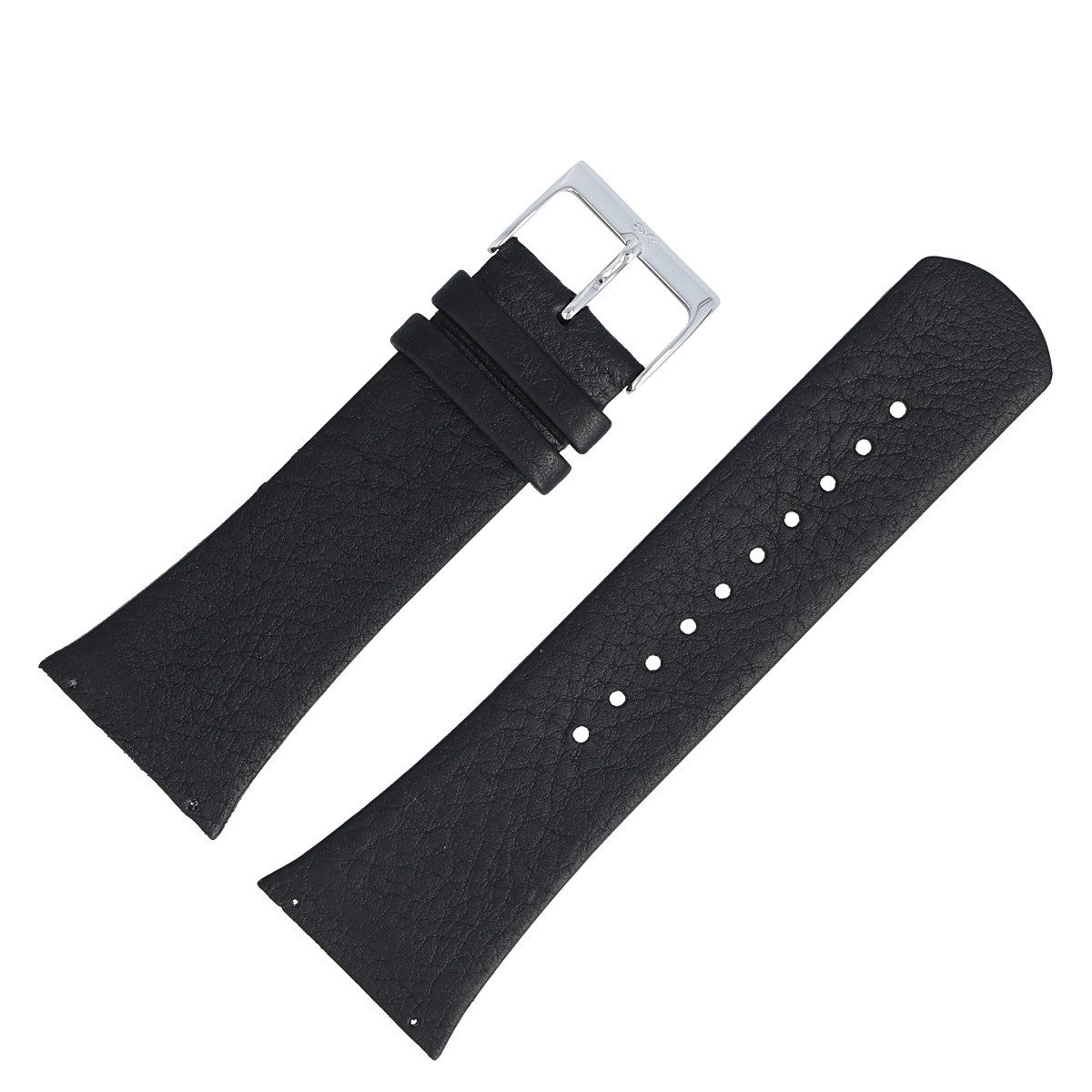 SKAGEN Uhrenarmband 28mm Leder Schwarz SKW6070