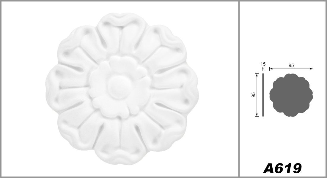 Grand Decor Wanddekoobjekt A619 (Ornament aus günstig online kaufen