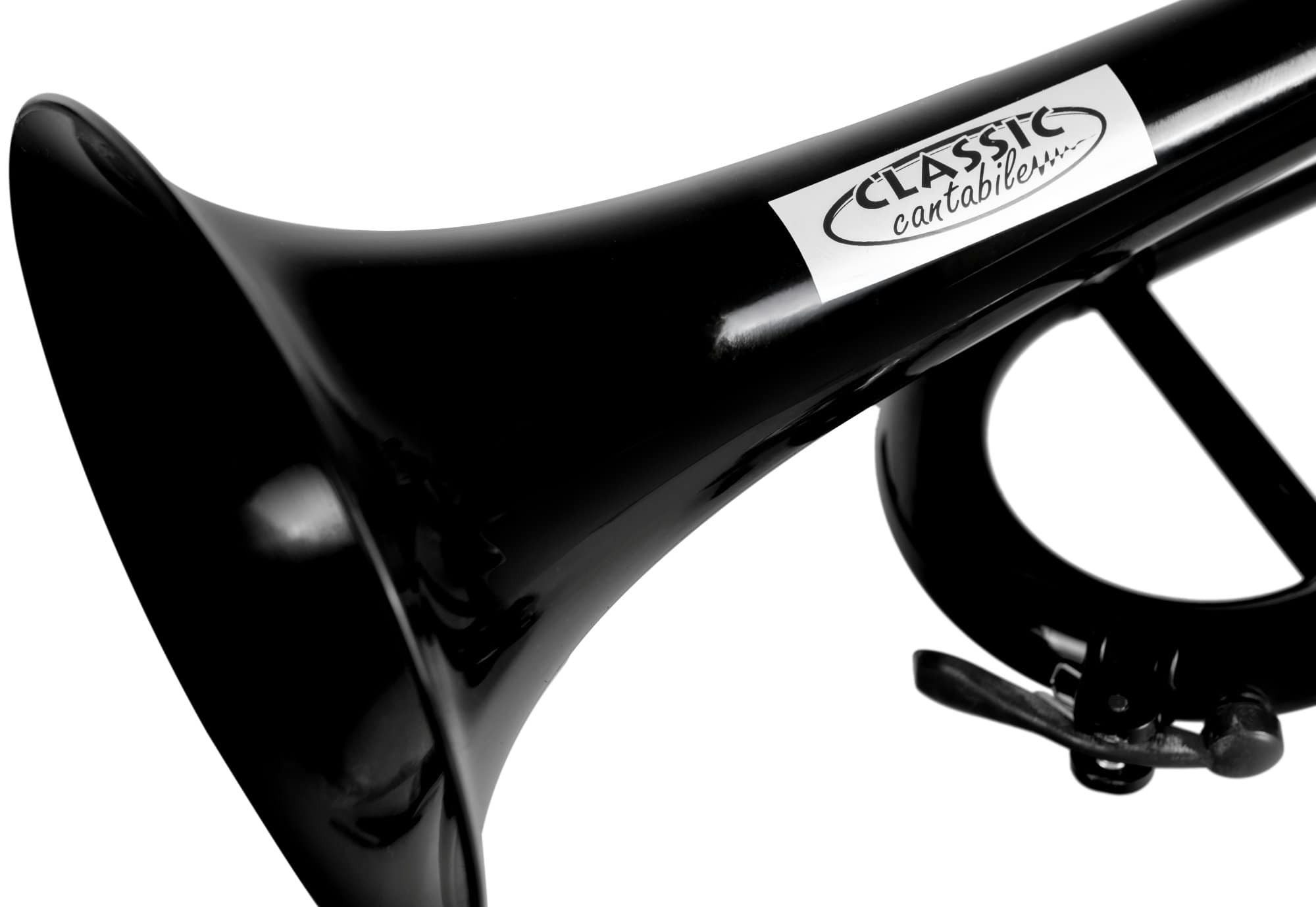 Classic Cantabile Trompete MardiBrass Kunststoff Bb-Trompete - Brass-Sound in knalligen Farben Bb Pumpventil, Set, 6-St., Mit Transporthülle, zwei Mundstücken u – Bild 4 von 5