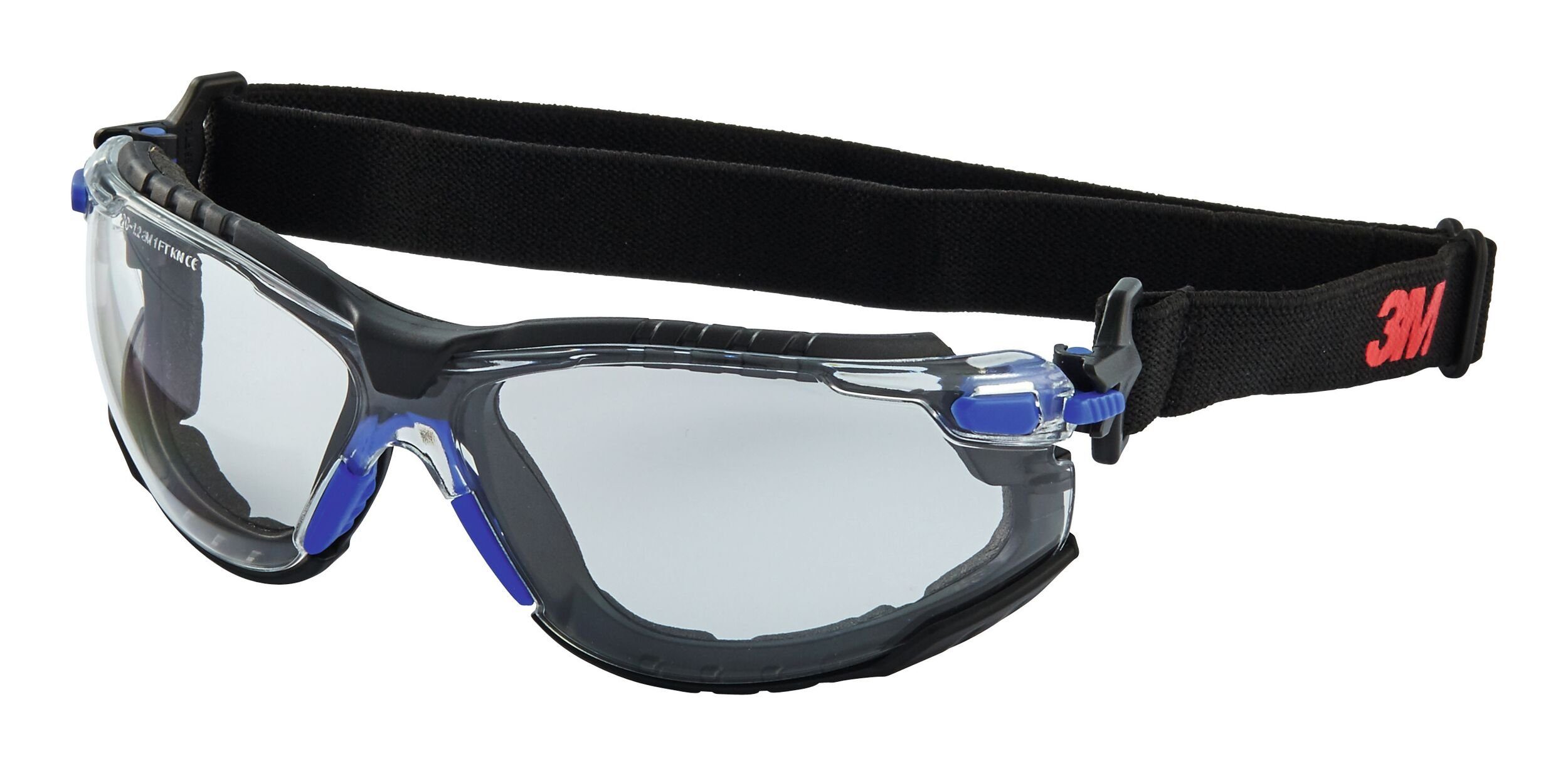 3M Arbeitsschutzbrille, Brille Solus 1000 Set, PC, klar, SGAF/AS, blau/schwarz