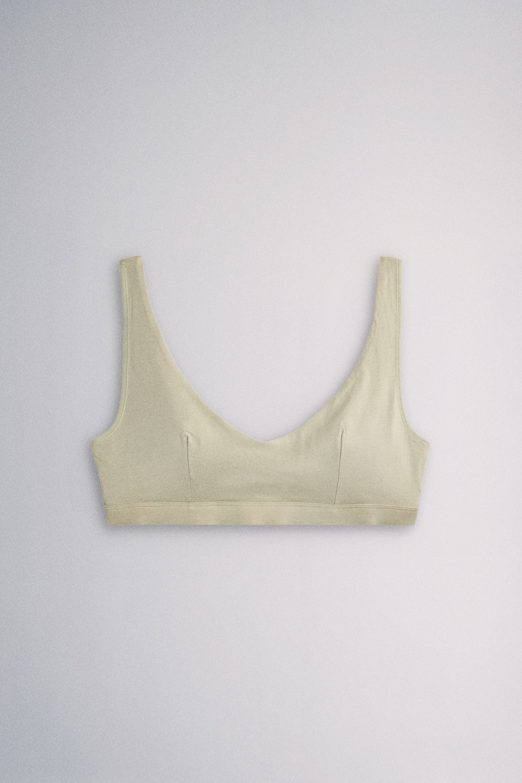 The Set Set: Bralette-BH The Set Kurze Triangel-BHs aus Baumwolle, 5er-Pack (5-tlg) – Bild 4 von 5