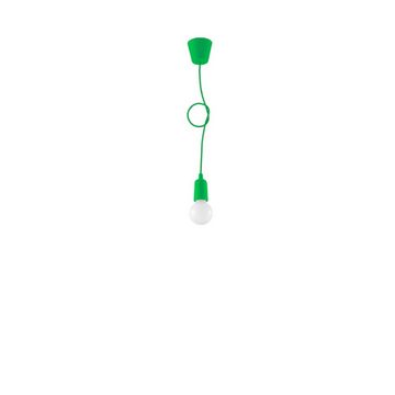 famlights Hängeleuchte, Pendelleuchte Dani in Grün E27 1-flammig, keine Angabe, Leuchtmittel enthalten: Nein, warmweiss, Pendellampe, Pendelleuchte, Hängeleuchte
