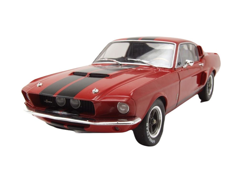 Solido Modellauto Ford Shelby Mustang GT500 1967 rot, Maßstab 1:18
