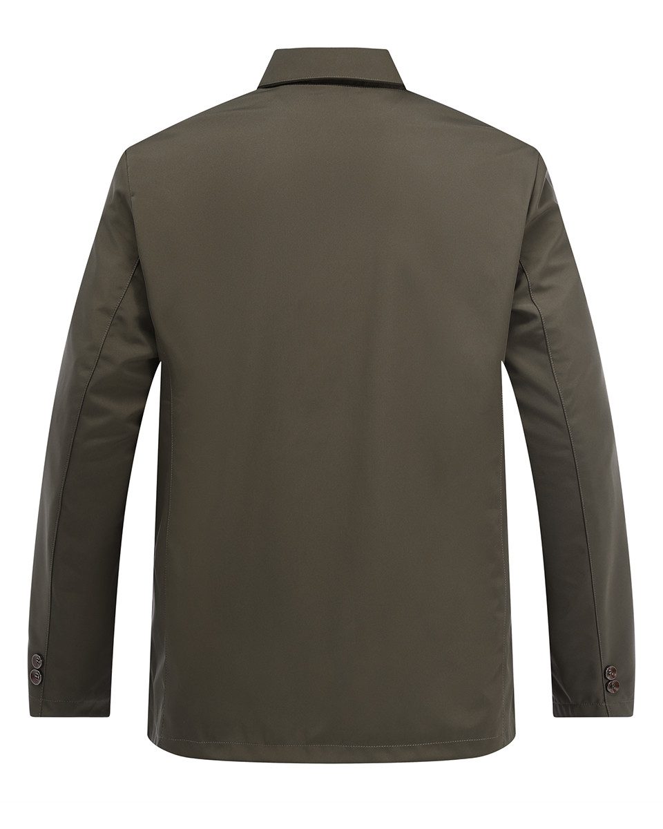 Allthemen Bomberjacke mit Reverskragen winddichte Blouson mit Knöpfen günstig online kaufen