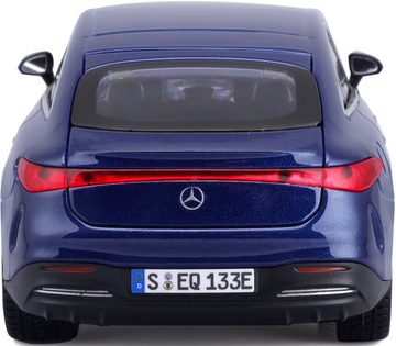 Maisto® Modellauto Mercedes EQS, blau, Maßstab 1:24