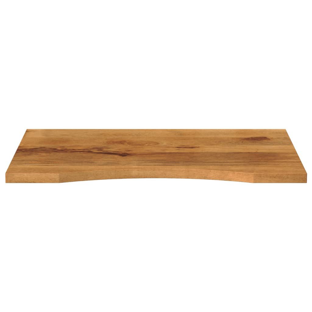 vidaXL Tischplatte Schreibtischplatte mit Aussparung 80x60x2,5 cm Massivholz