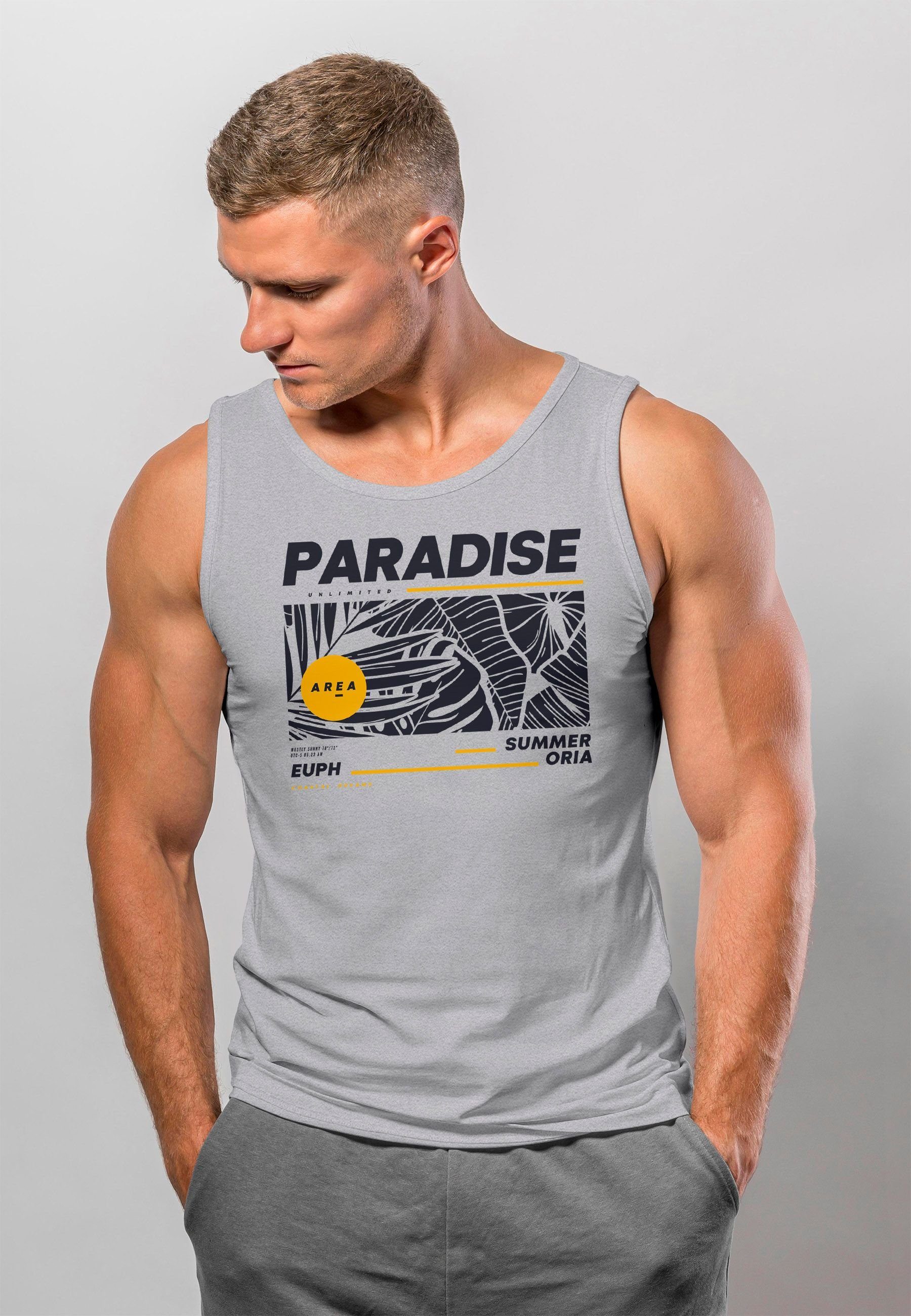 Neverless Tanktop Herren Tank-Top Paradise Unlimited günstig online kaufen