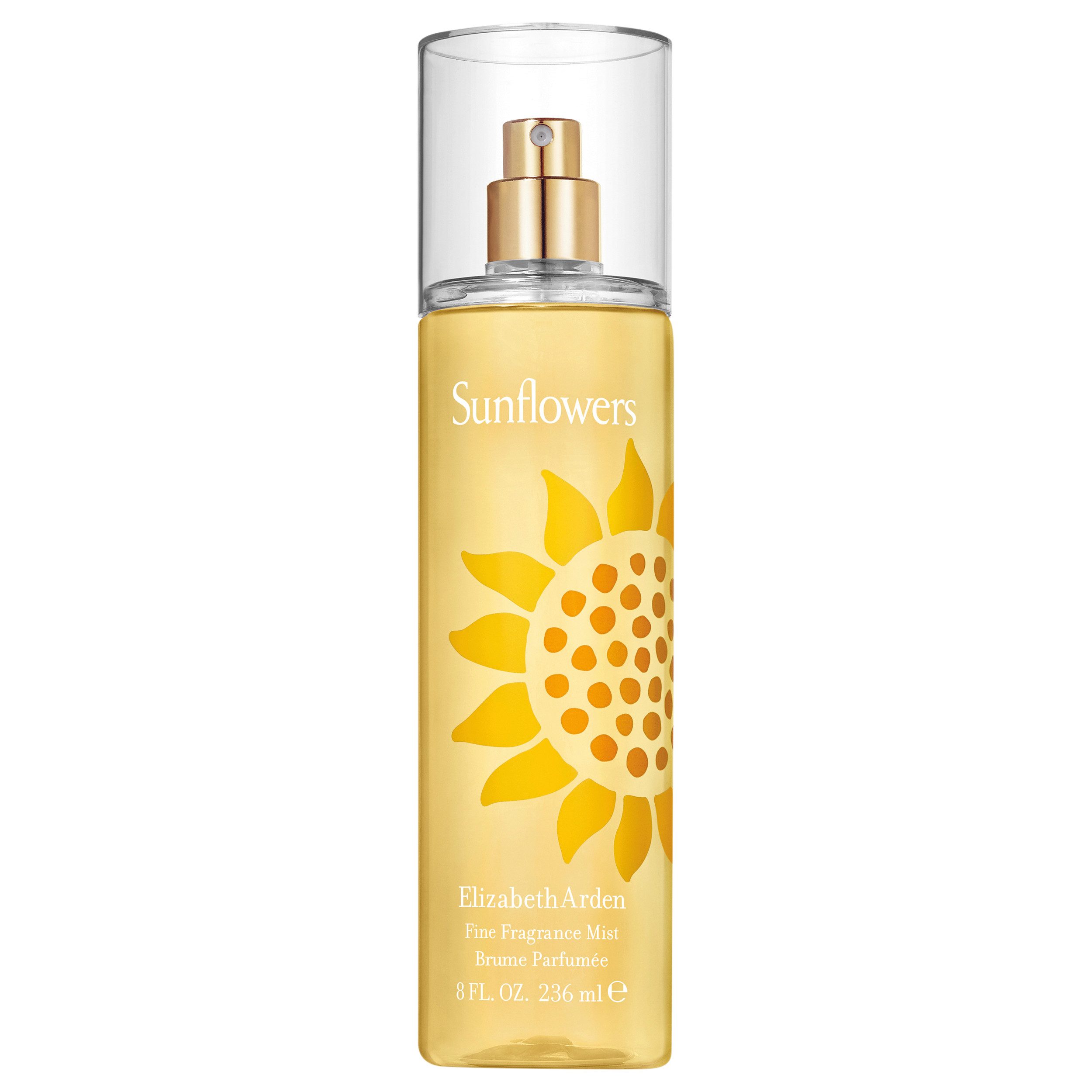 Elizabeth Arden Körperspray SUNFLOWERS FRAGRANCE MIST, 1-tlg., mit Glasflakon, fruchtig-blumiger Charakter