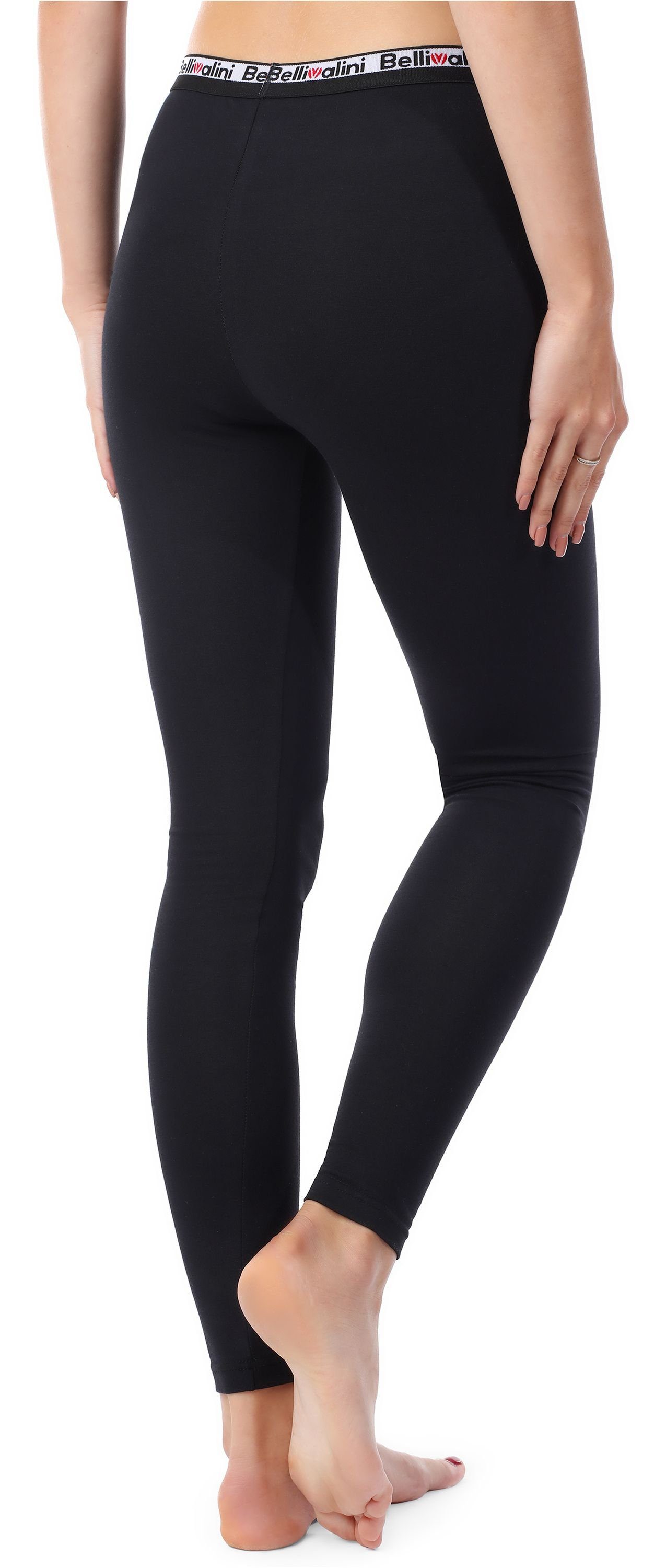 Bellivalini Leggings Damen Lange Leggings BLV50-177 (1-tlg) elastischer Bun günstig online kaufen