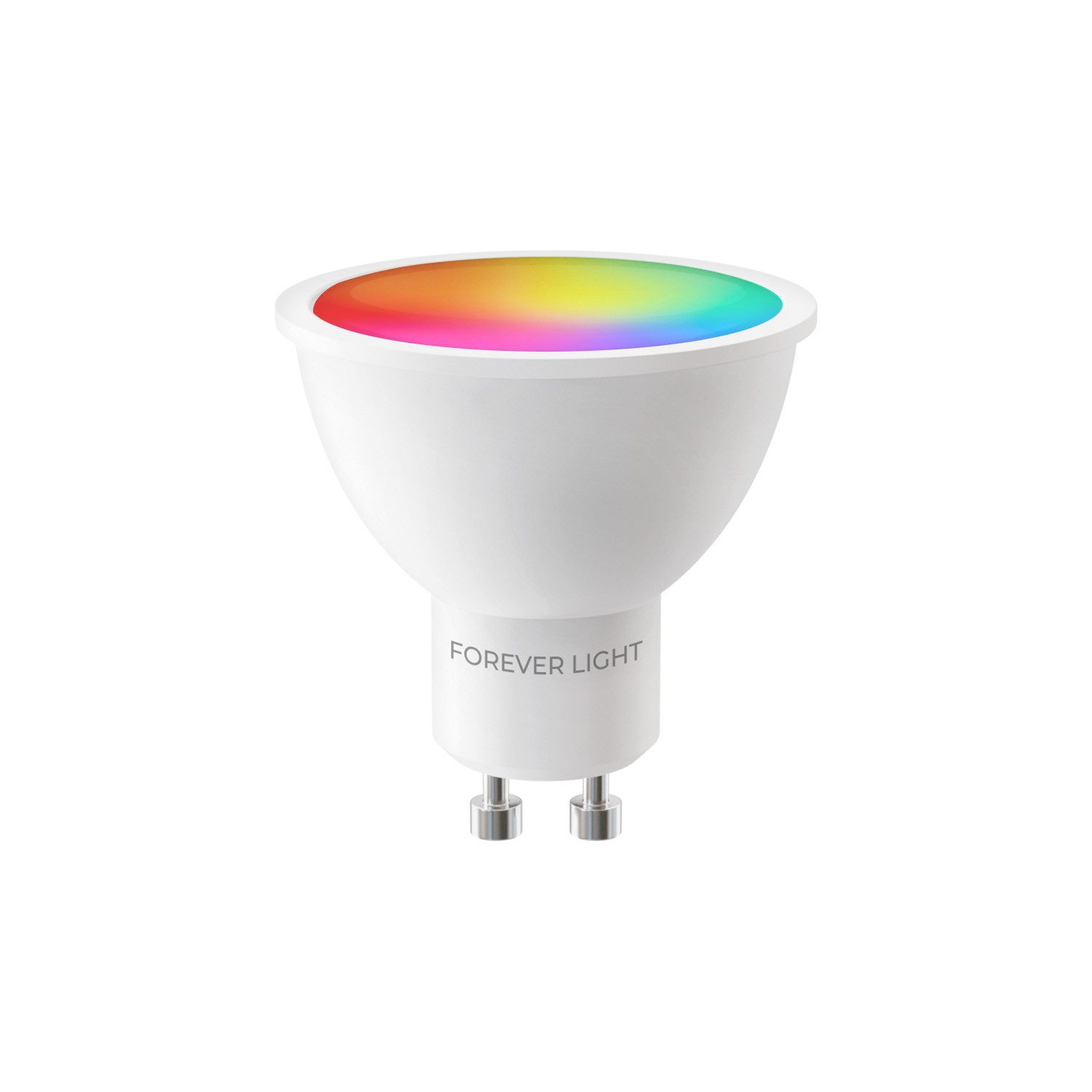 Forever Light LED-Leuchtmittel Mit Fernbedienung Lampe RGB GU10 4.8W 440lm Neutralweiß 4000K, Lichtstrom in Lumen, RGB Licht mit Pilot Fernbedienung