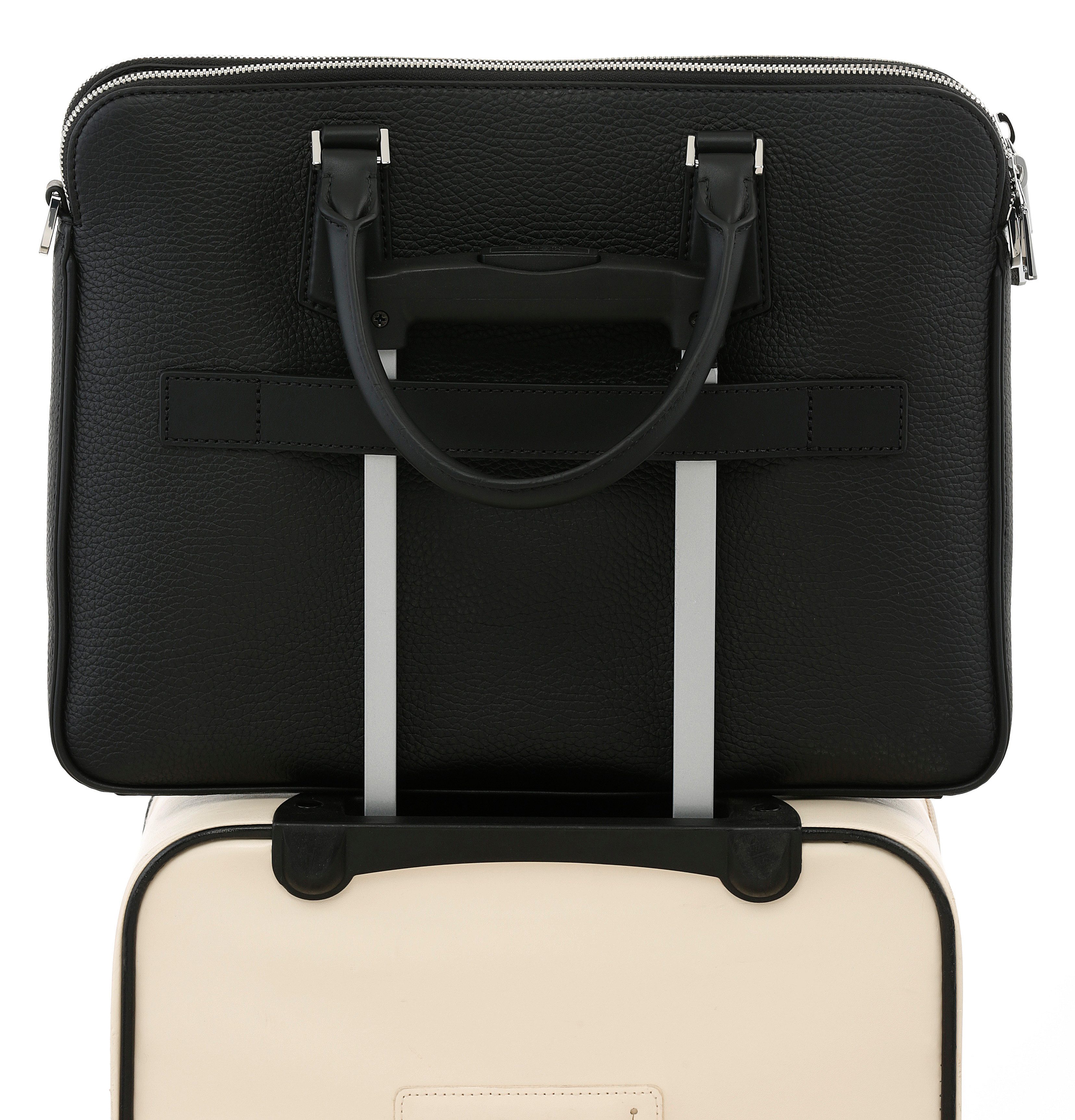 BOSS Umhängetasche BMB New Crosstown_Doc Z., Crossbody, Handtasche, zertifiziertes Leder (Leather Working Group)