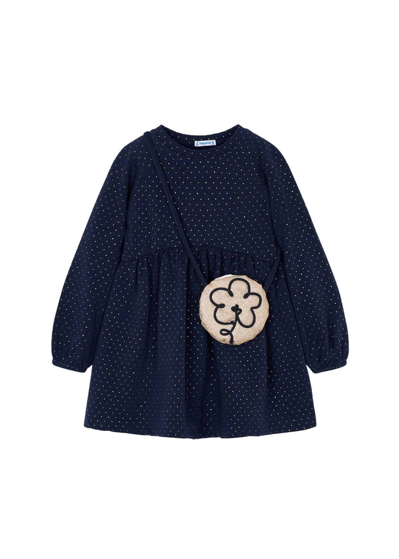 Mayoral Sweatkleid mit Umhängetasche