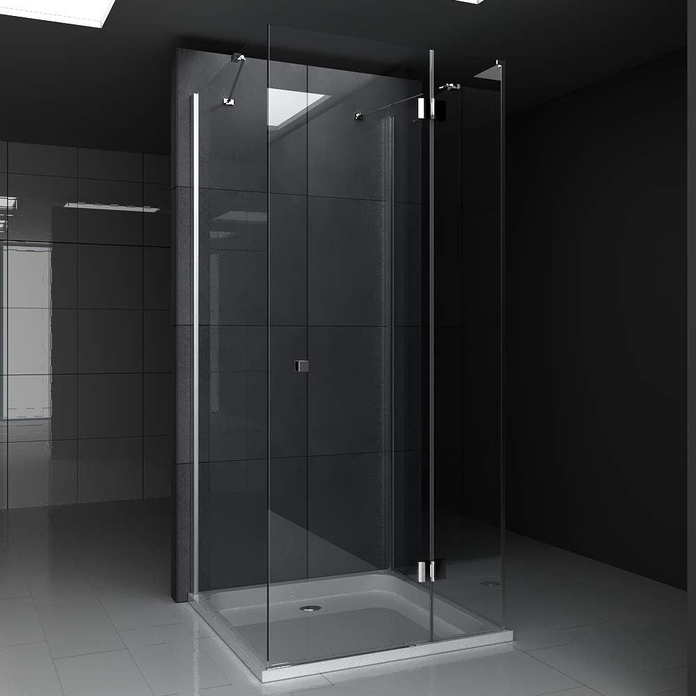 Alpenberger Eckdusche U-Form Duschkabine - Komplettdusche 3 Seitig Duschabt günstig online kaufen