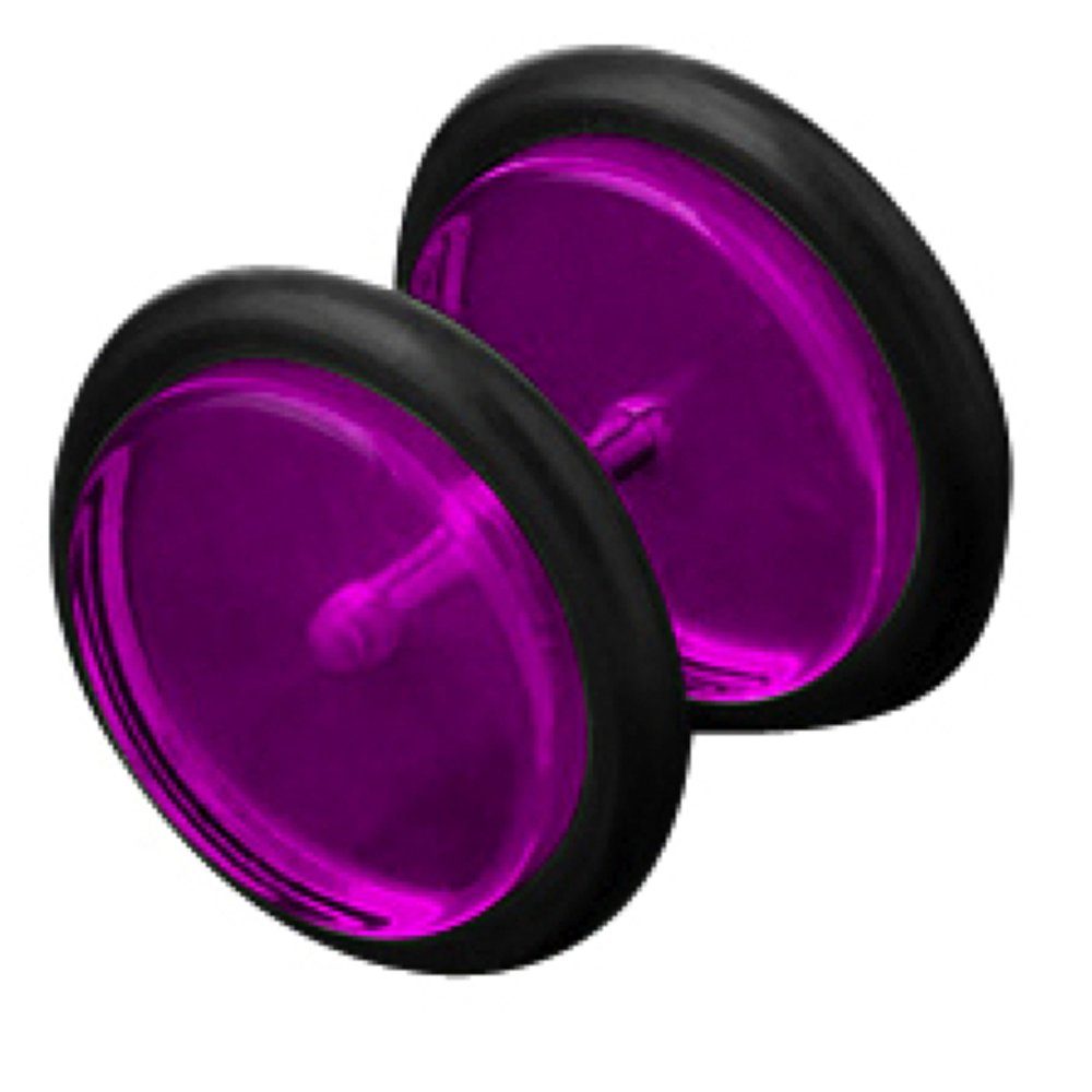 Taffstyle Piercing-Set Piercing UV Fake Plug günstig online kaufen
