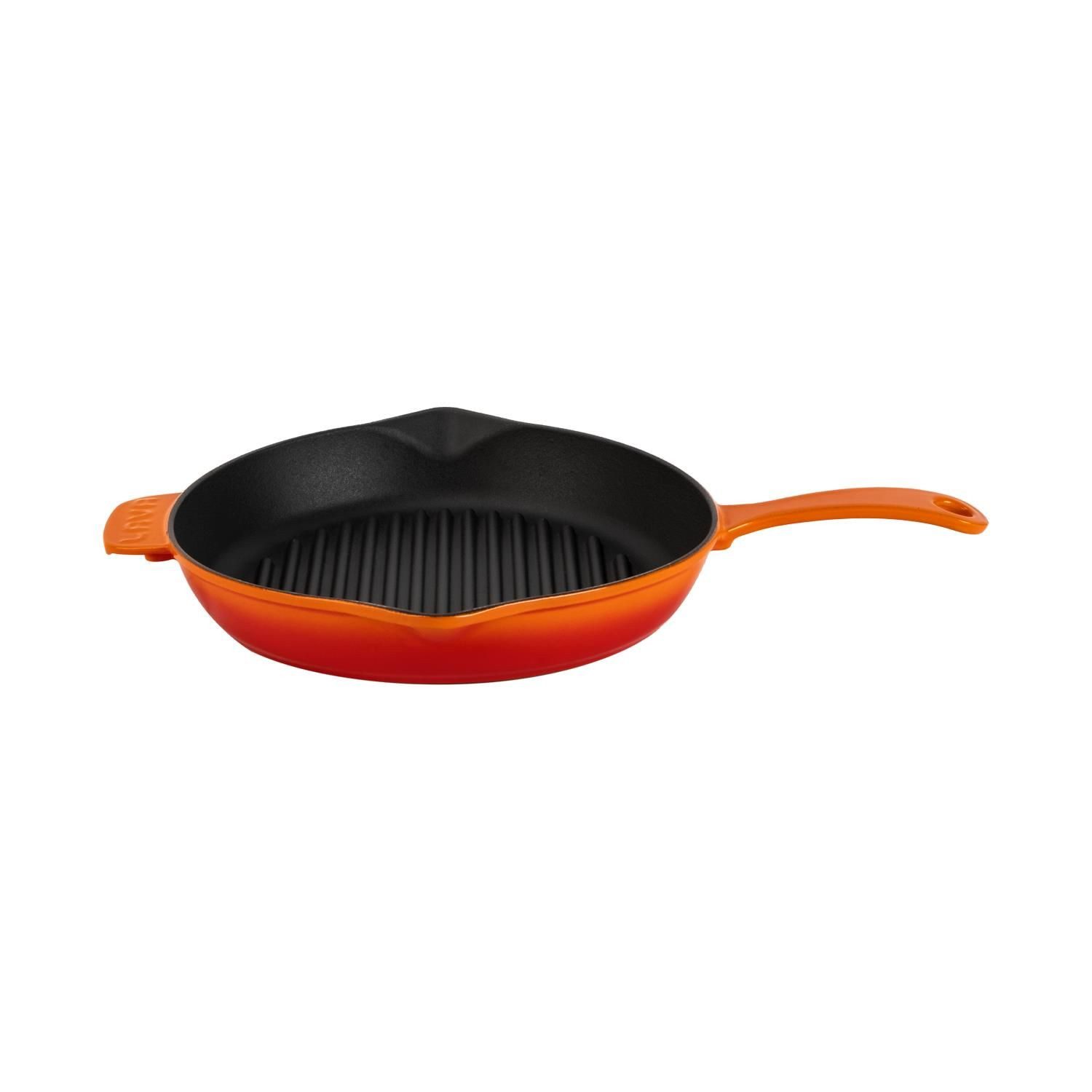 Grillpfanne LAVA Grillpfanne aus emailliertem Gusseisen, Ø 28 cm, 2,3 Liter.