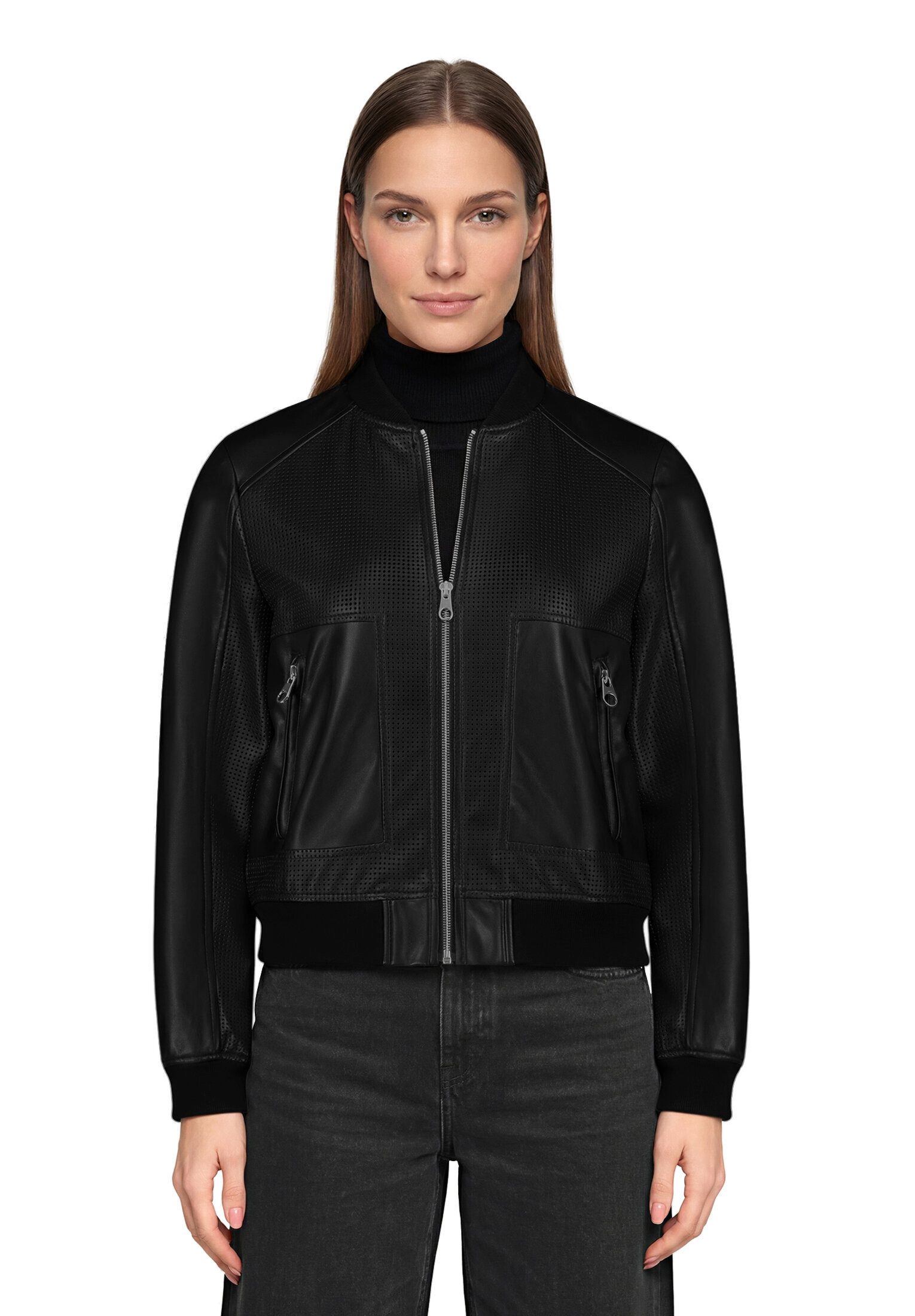 Amber & June Outdoorjacke Damen mit Kragen
