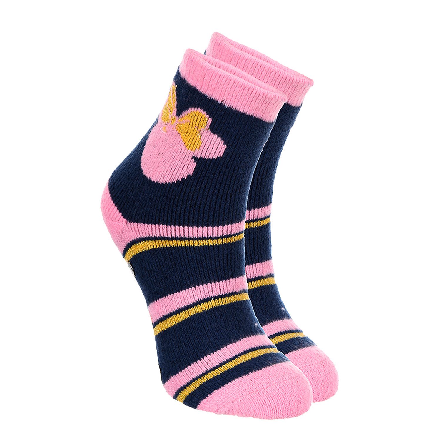 Disney Minnie Mouse ABS-Socken Mädchen Kinder 2 Paar ABS Stoppersocken Hausschuhsocken (2-Paar)