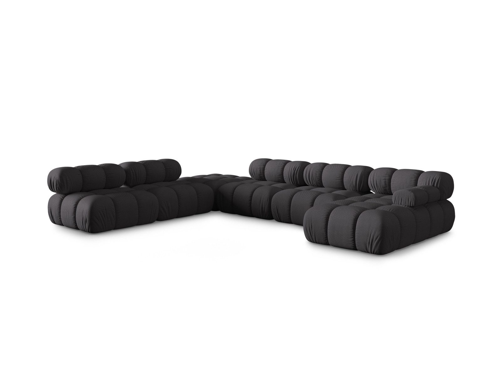Micadoni Ecksofa Bellis, modular Panorama 7-Sitzer günstig online kaufen