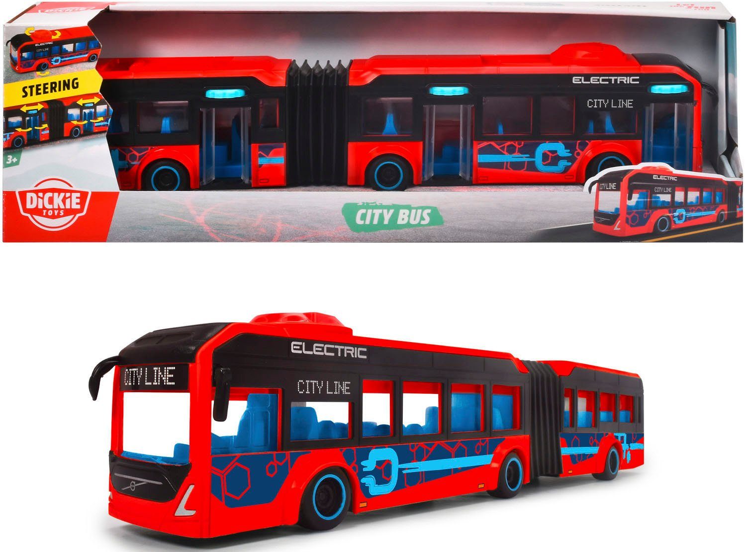 Dickie Toys Spielzeug-Bus Volvo City Bus günstig online kaufen