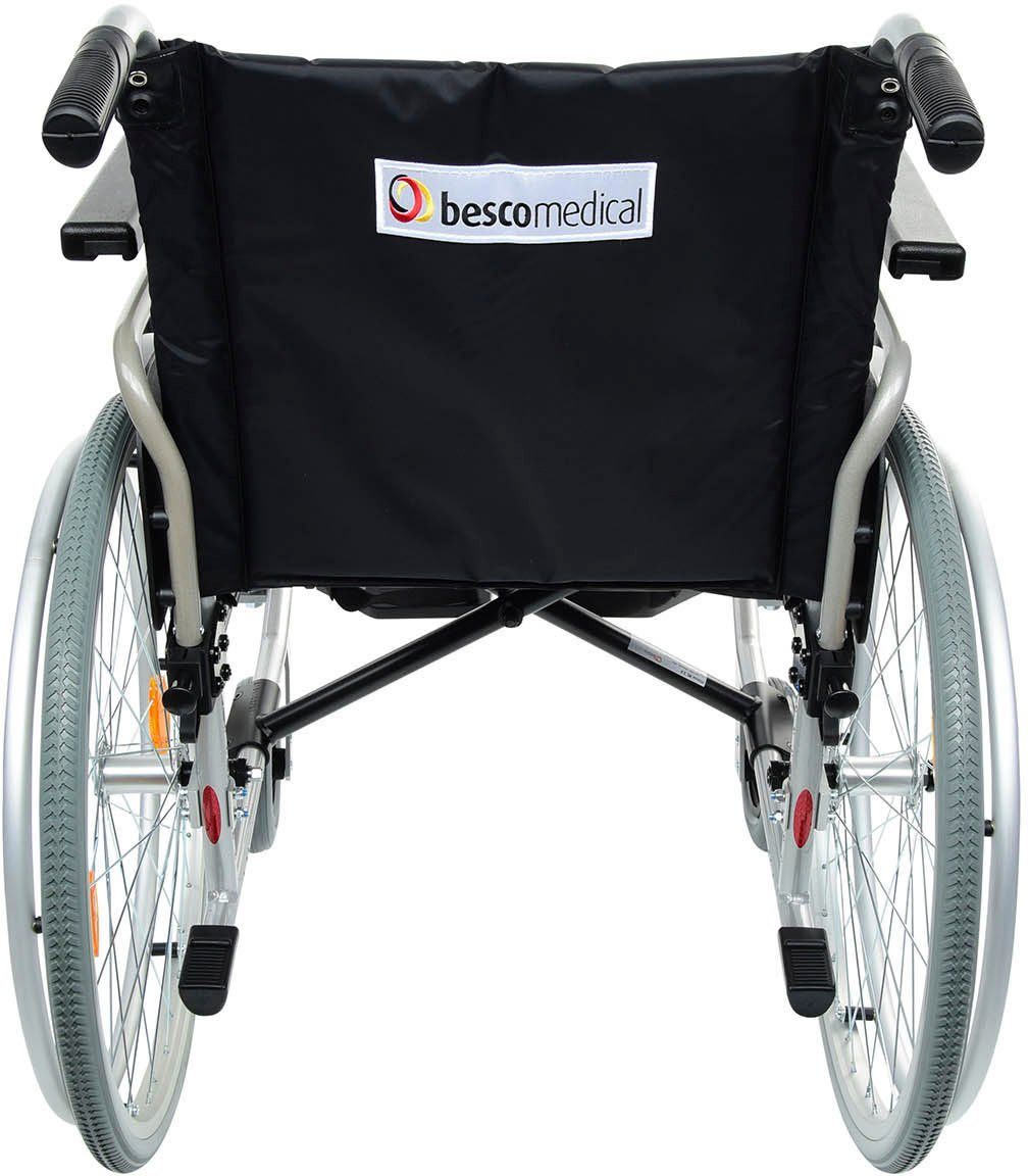 bescomedical Transportrollstuhl Primus ML 2.0, Sitzbreite 38 cm und Komfortarmlehne