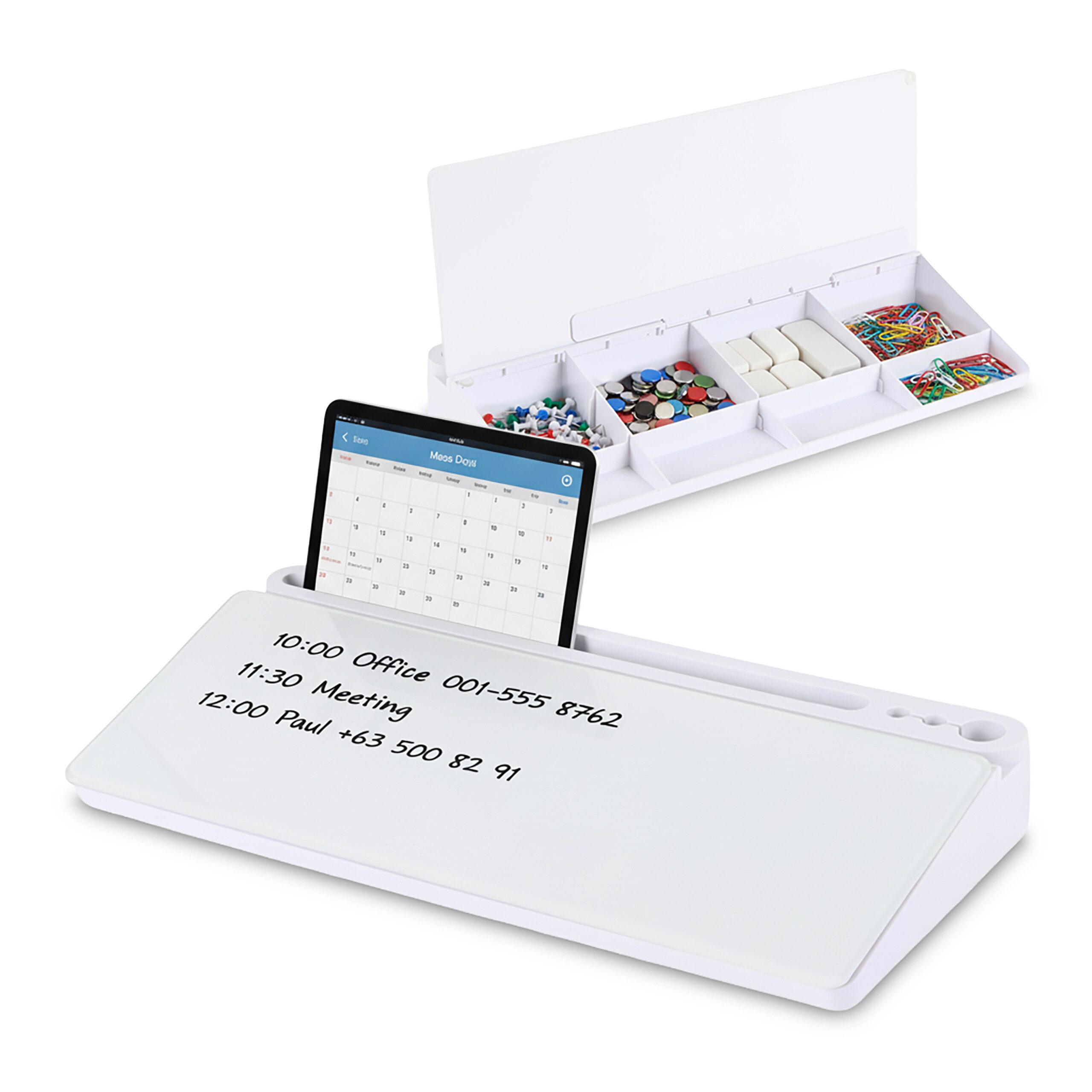 relaxdays Organizer Schreibtisch Organizer mit Whiteboard (1 St)