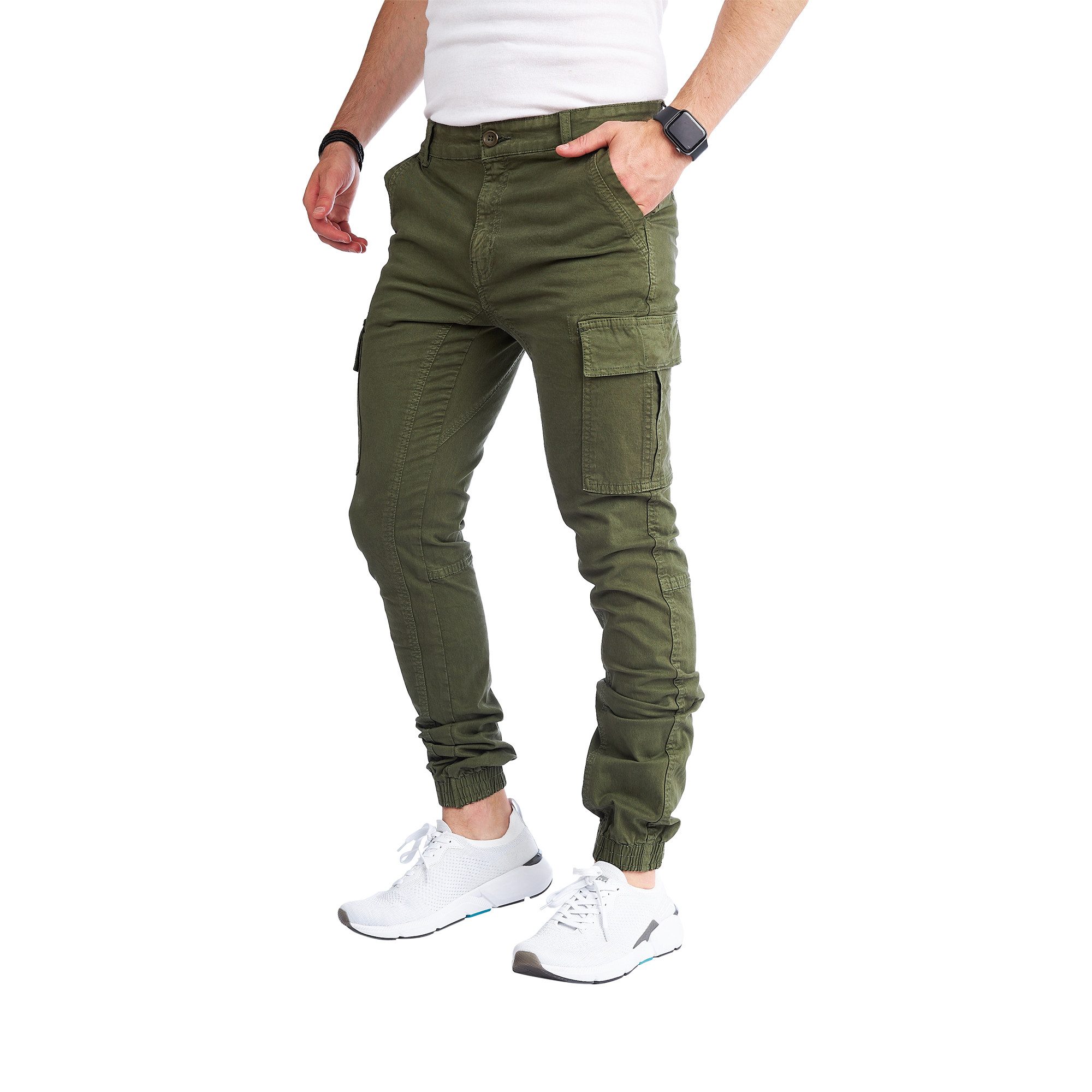 Styleko Cargohose Slim fit Cargohose Herren günstig online kaufen
