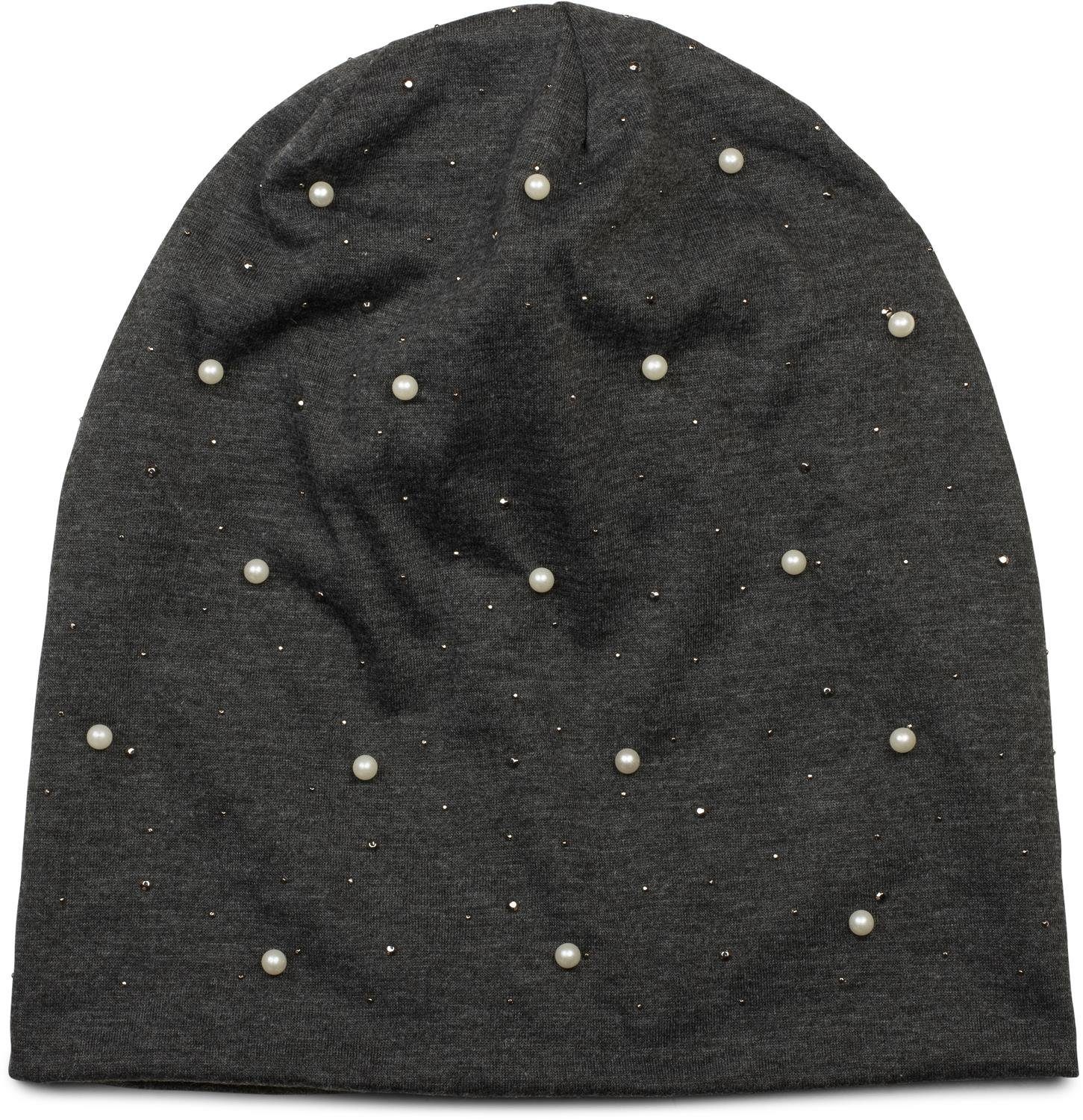 styleBREAKER Beanie Beanie mit Perlen und günstig online kaufen