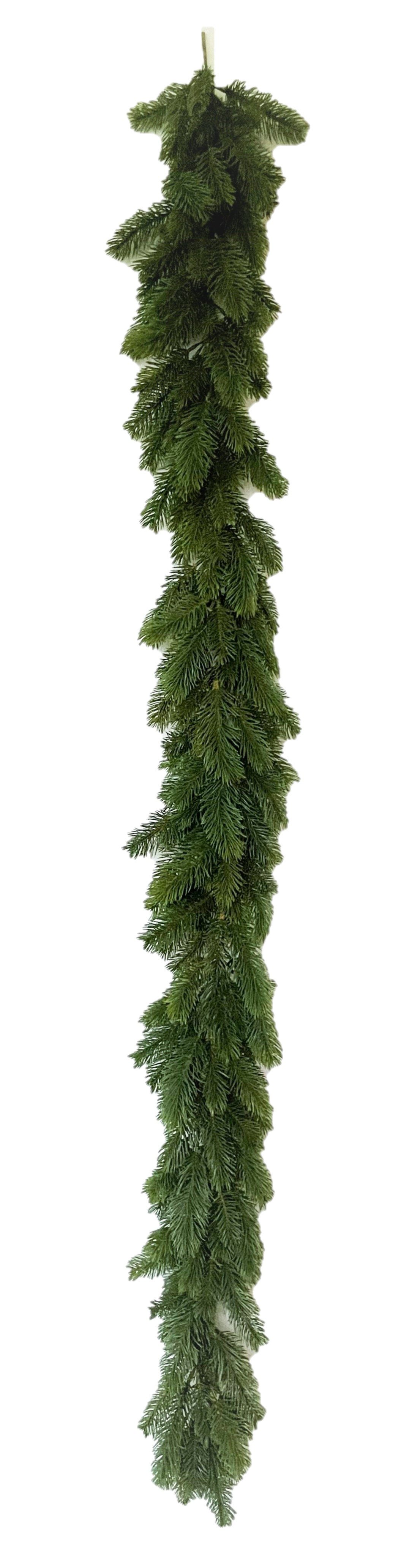 Kunstgirlande Künstliche, buschige Tannengirlande 170cm, 200 Tannentriebe W günstig online kaufen