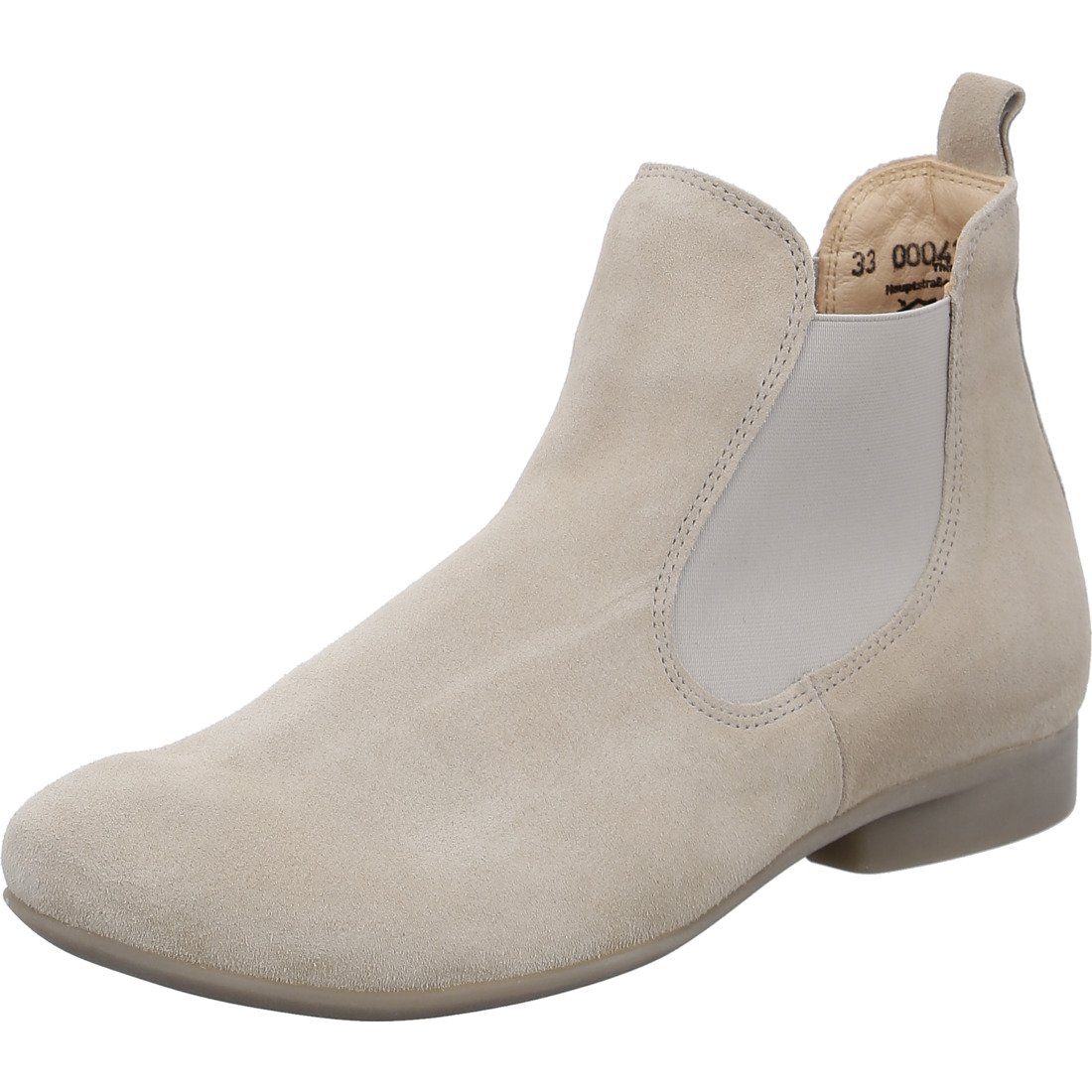 beige 2 Velours Stiefelette Stiefelette 048422 Schuhe, Guad - Think! Think!