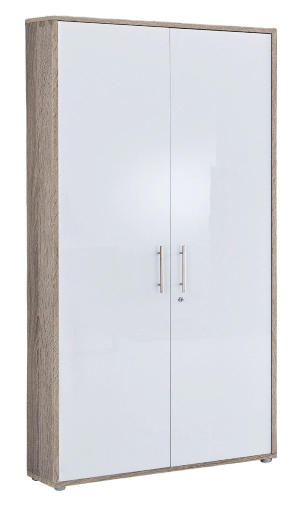 BMG Möbel Aktenschrank Office Edition 4 (Schrankwand Set, 4tlg) abschließbar, matt oder Hochglanz lackiert