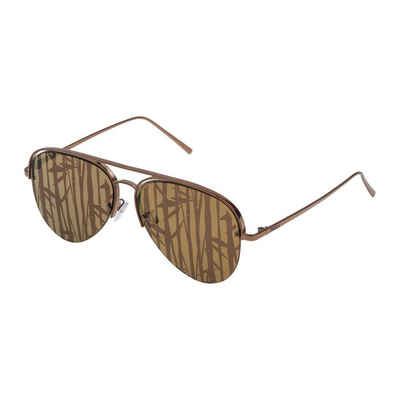 Furla Sonnenbrille Sonnenbrille Unisex Herren Damen Furla SFU177-59R80L Bronze UV400