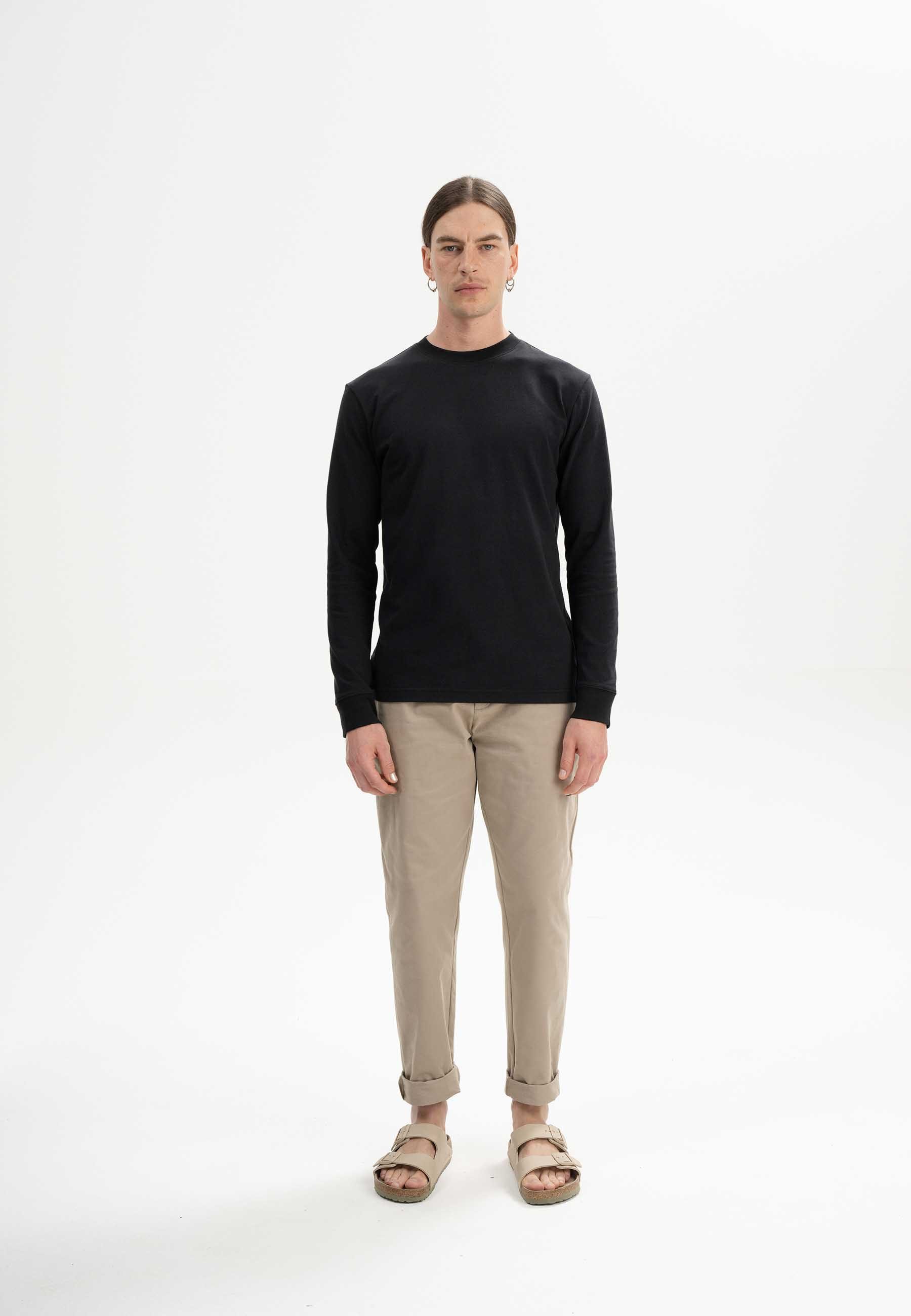 MELA Langarmshirt Langarmshirt Style TEJAS Rippbündchen