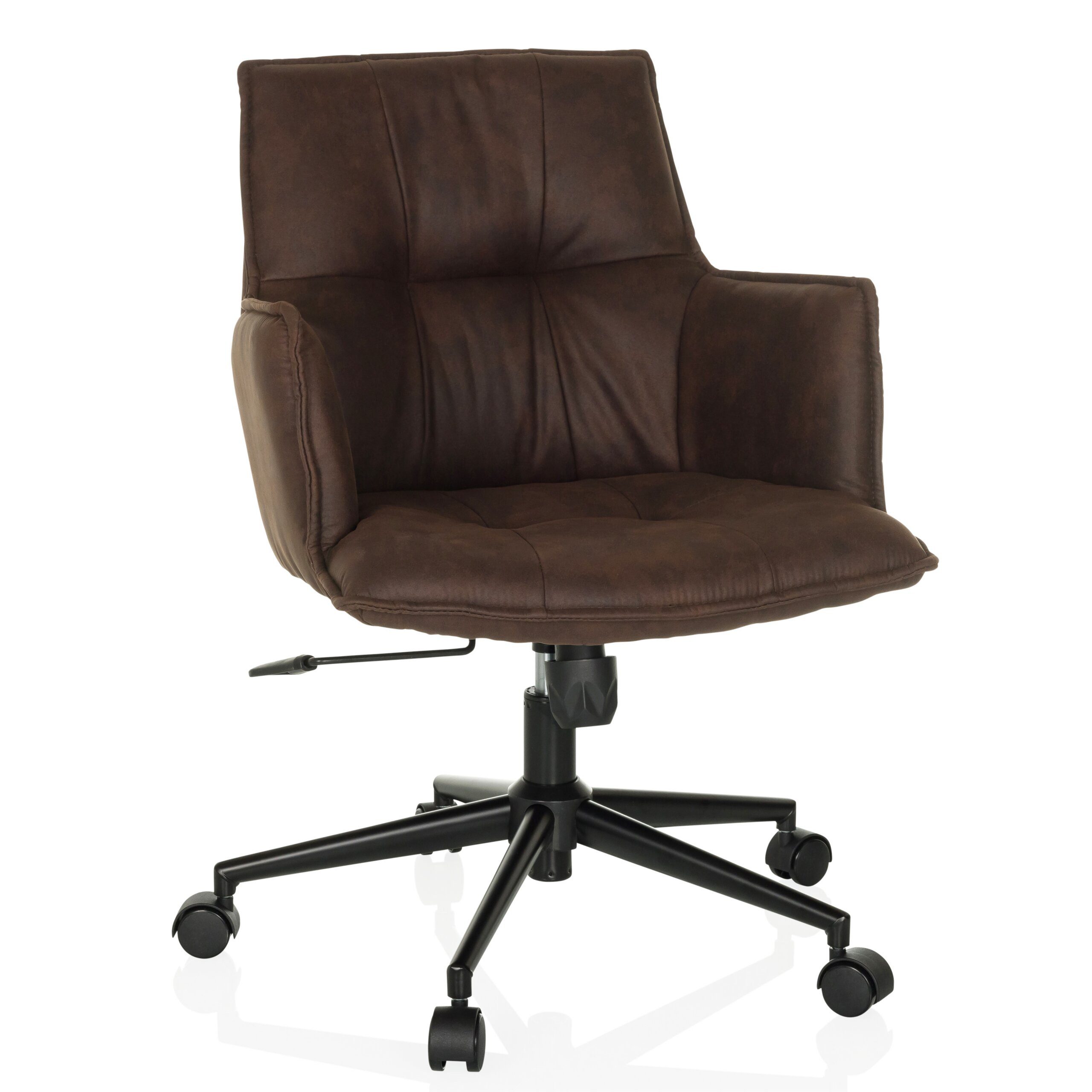hjh LIVING Drehstuhl Home Office Bürostuhl Solao Life Stoff (1 St), Schreibtischsessel, Drehbarer Schreibtischstuhl