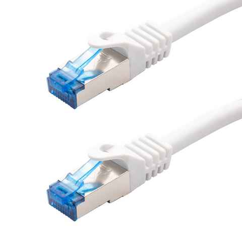 BIGtec Netzwerkkabel CAT 7 Patchkabel CAT 5e LAN Internet LAN-Kabel, (15 cm), Ethernet, Netzwerk, Kabel, 0.15m - 50m