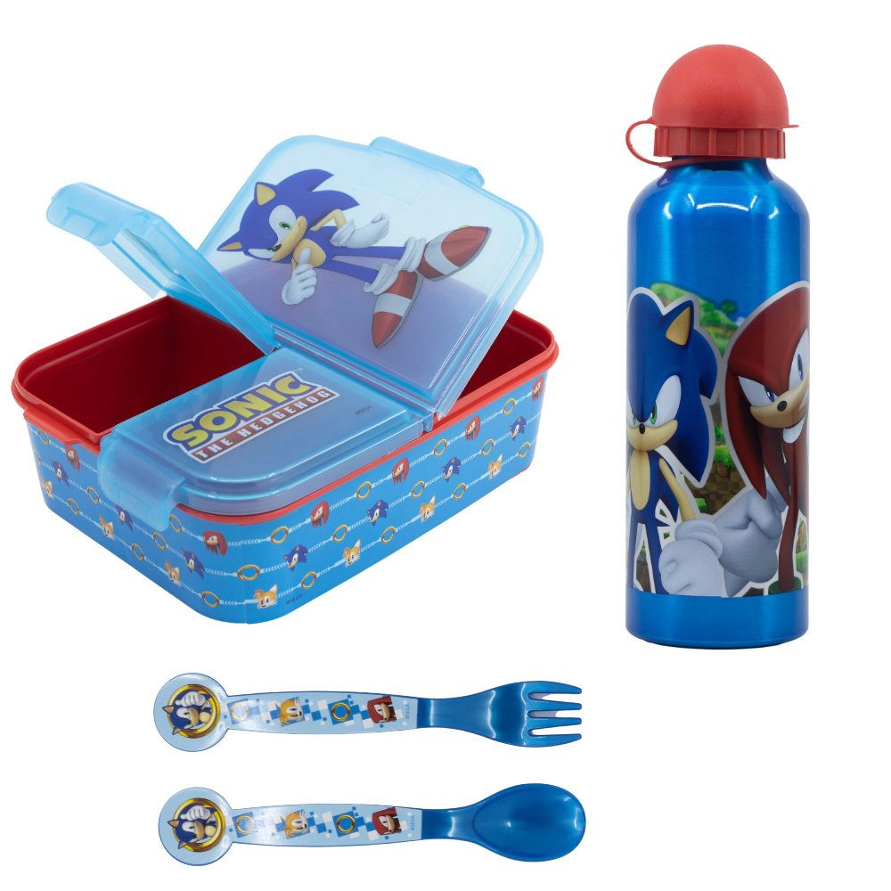 Lunchbox Sonic the Hedgehog 4 teiliges Lunch Set