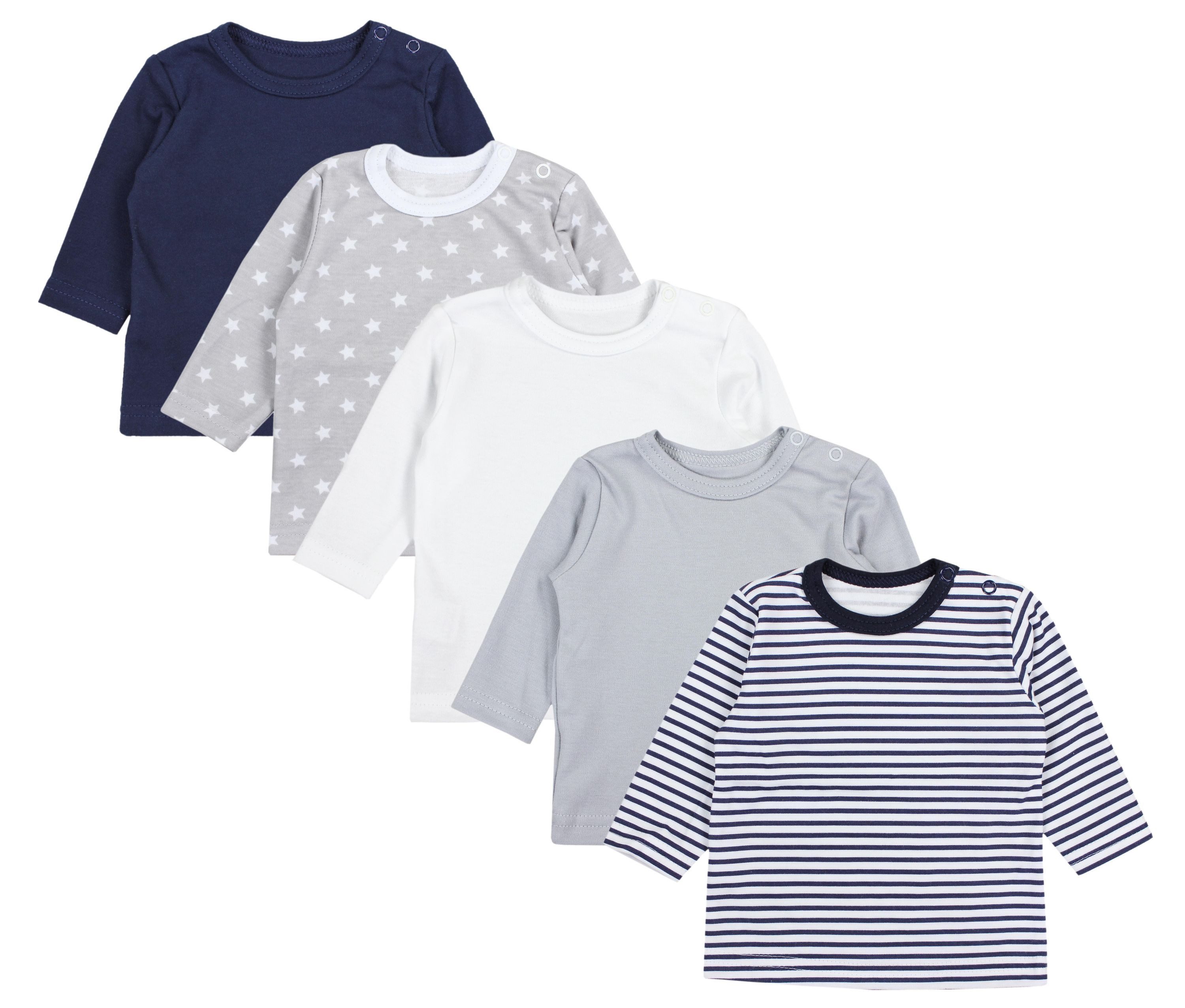 Langarmshirt TupTam Baby Jungen Langarmshirt 5er Pack