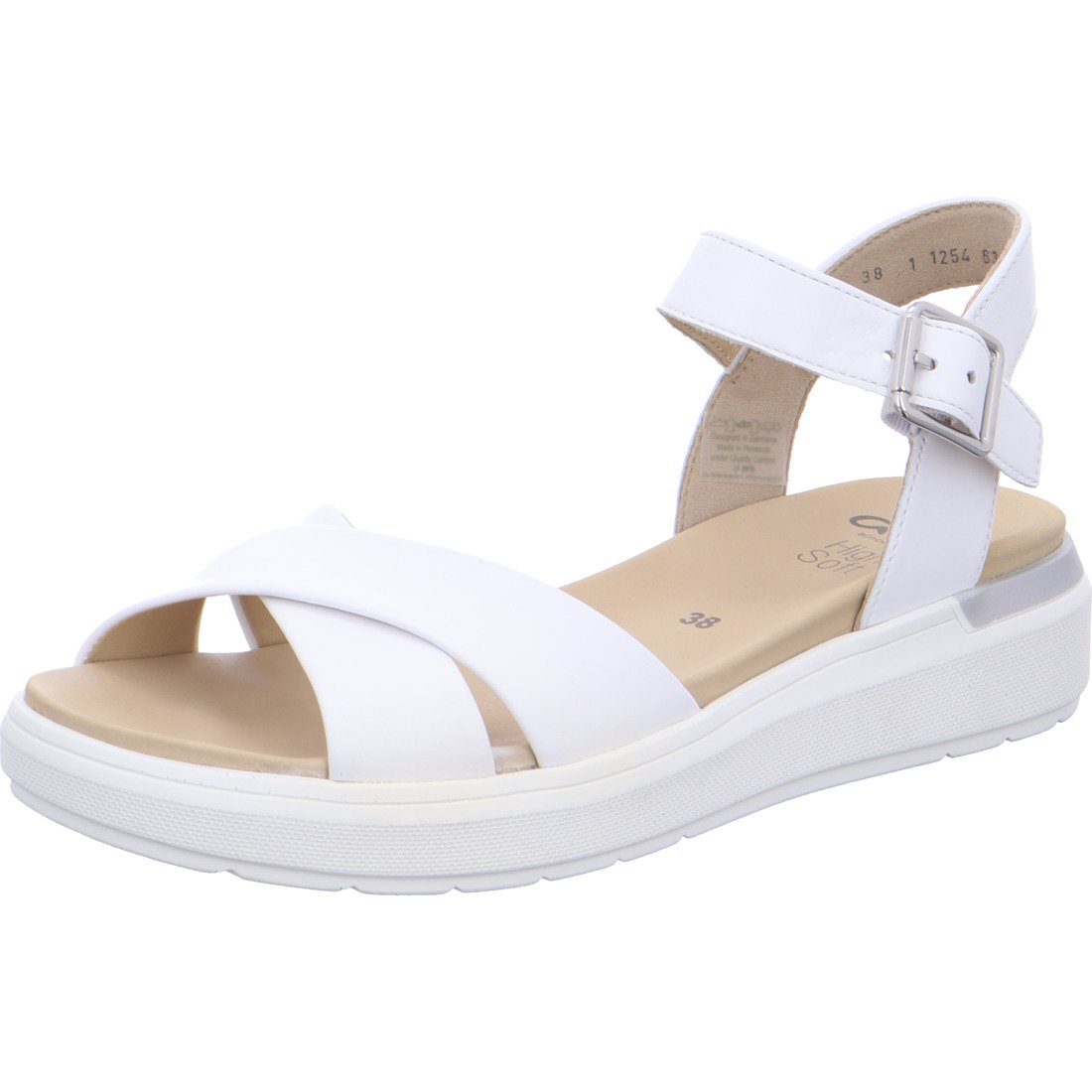 Ara Schuhe, 039727 Sandalette Ara Ibiza - weiß Damen Sandalette Glattleder