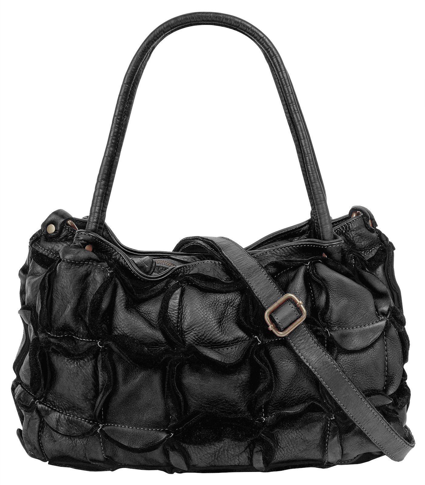 Samantha Look Shopper, echt Leder, Made in Italy