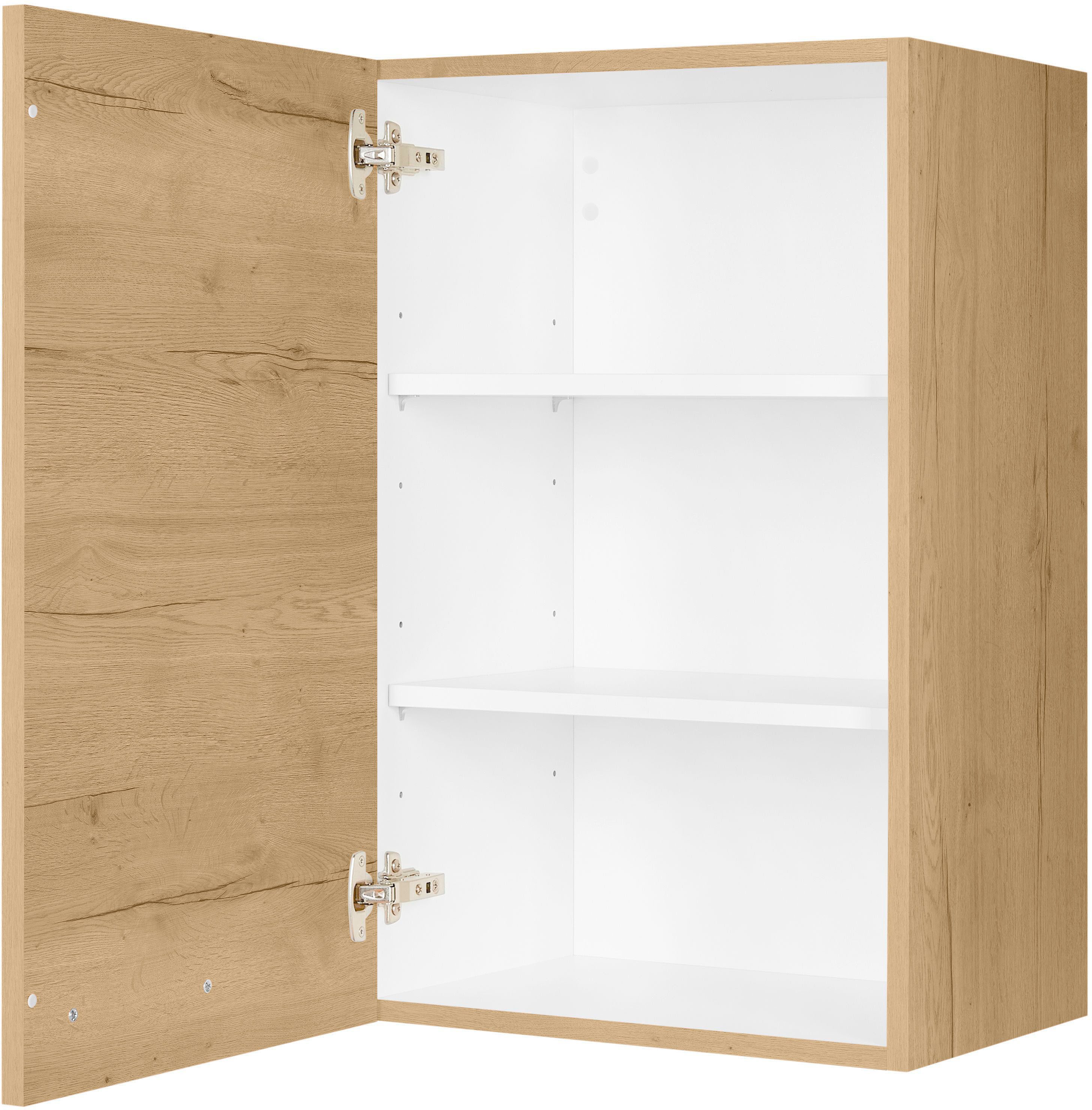 nobilia® Hängeschrank "Structura", Ausrichtung wählbar, vormontiert, in drei Breiten: 30, 45 und 60 cm, mit Soft-Close-Funktion