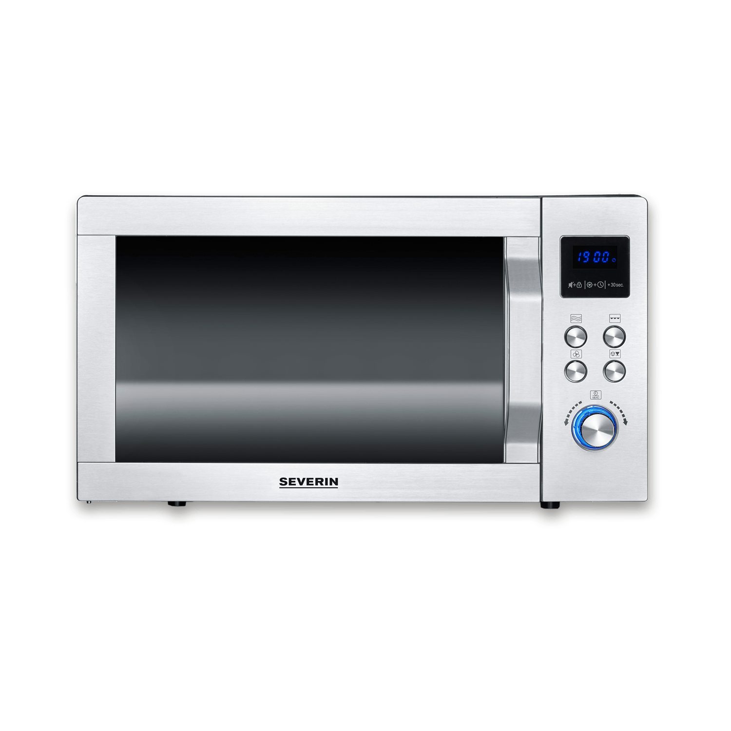 Severin Mikrowelle MW 7777 3-in-1 Mikrowelle mit Glasboden