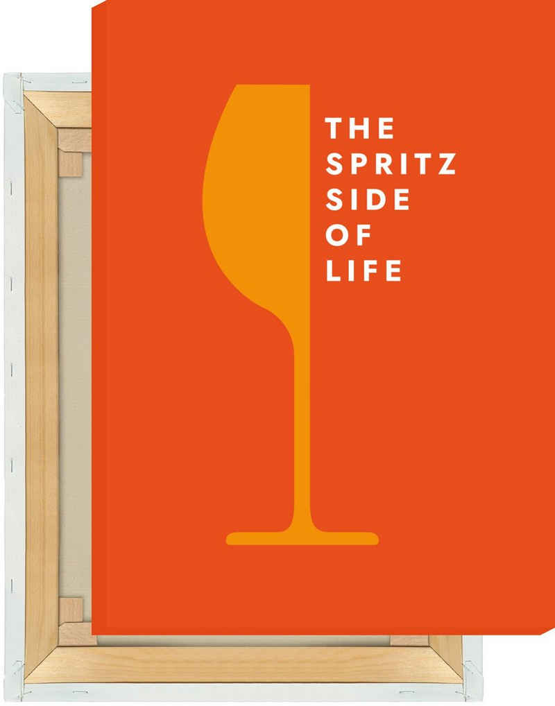 MOTIVISSO Leinwandbild The Spritz Side Of Life - Glas