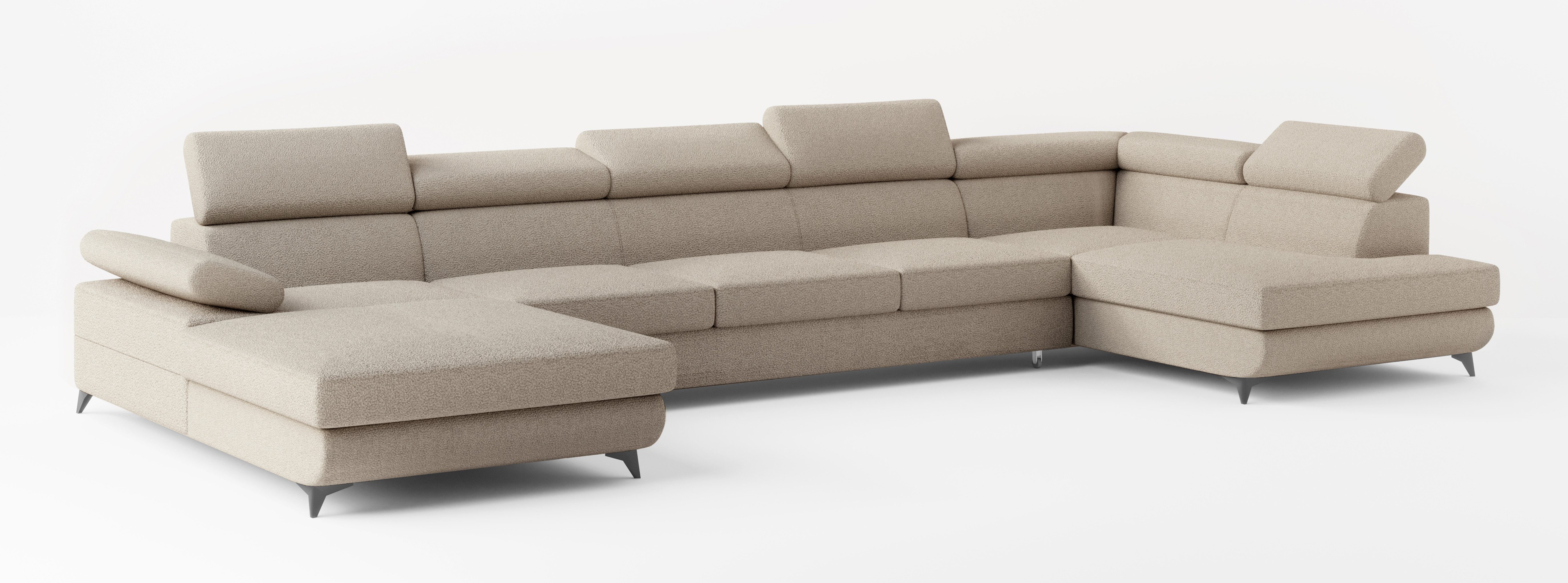 Masseno Ecksofa MONTIVA mit Schlaffunktion U-Form, günstig online kaufen