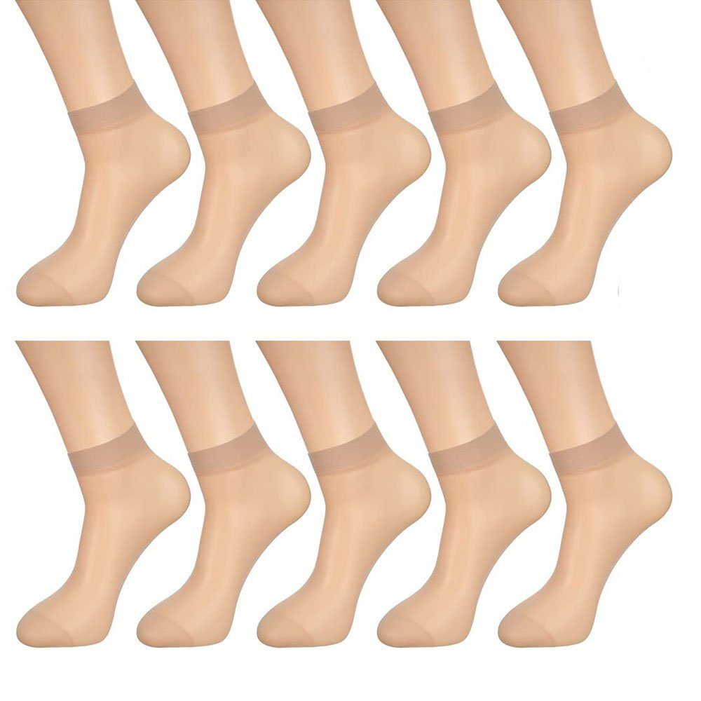 Jormftte Strümpfe Socks,Ankle High Nylon Ankle Sheer (set) Socks Atmungsaktiv