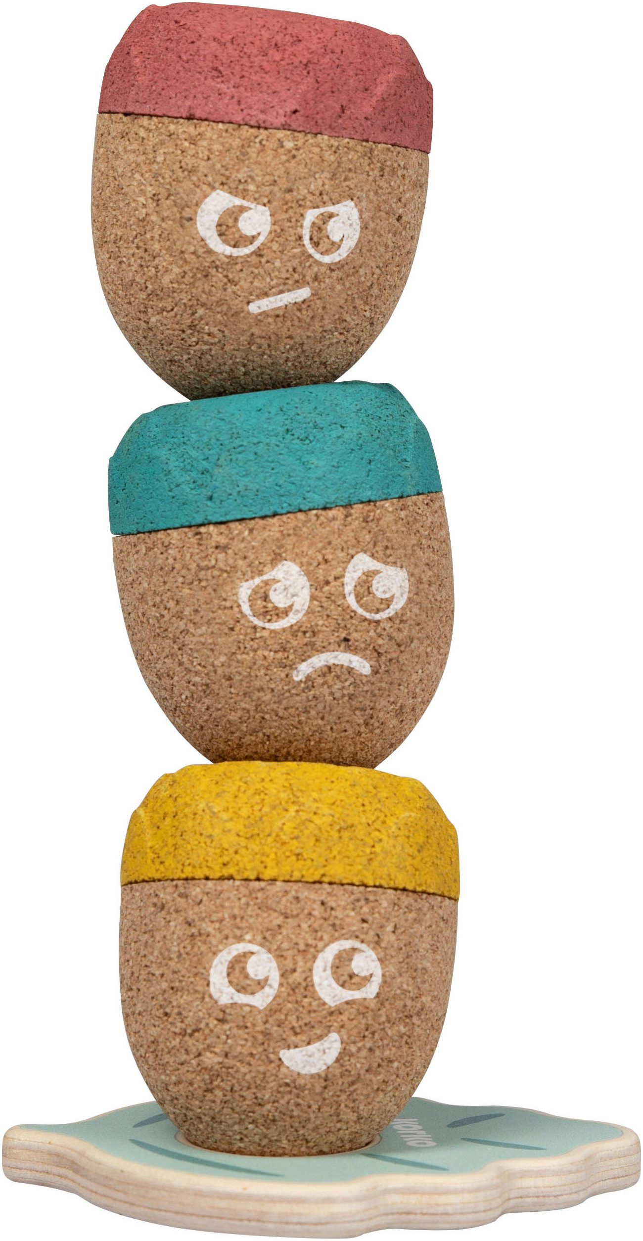 KORKO Stapelspielzeug Magical Mood Acorns, Made in Europe