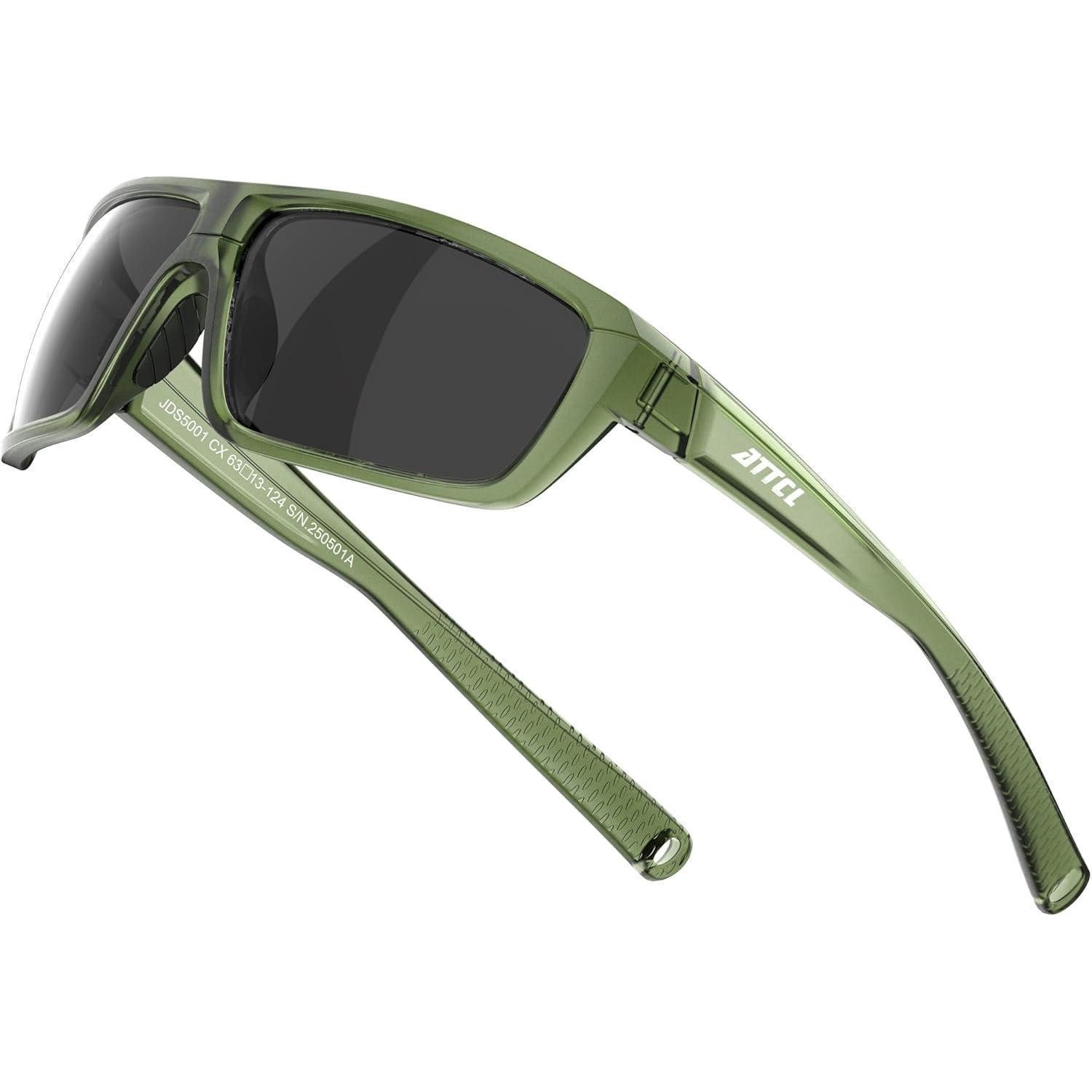 LuxusKollektion Monoscheibensonnenbrille Sonnenbrille M 5001-c22-klar Dunkelgrün Schwarz Non-verspiegelt