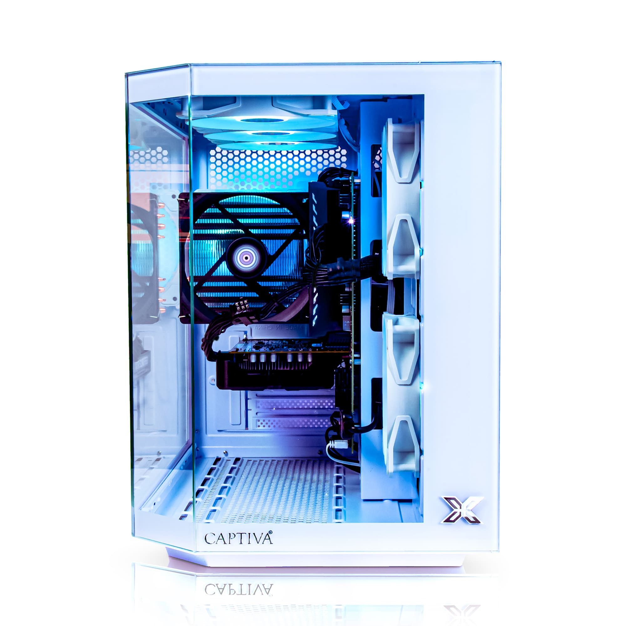 CAPTIVA Advanced Gaming R92-558 PC (AMD Ryzen 7 5700X, GeForce® RTX™ 5060, 32 GB RAM, 1000 GB SSD, Luftkühlung, WLAN, Windows 11 Home)